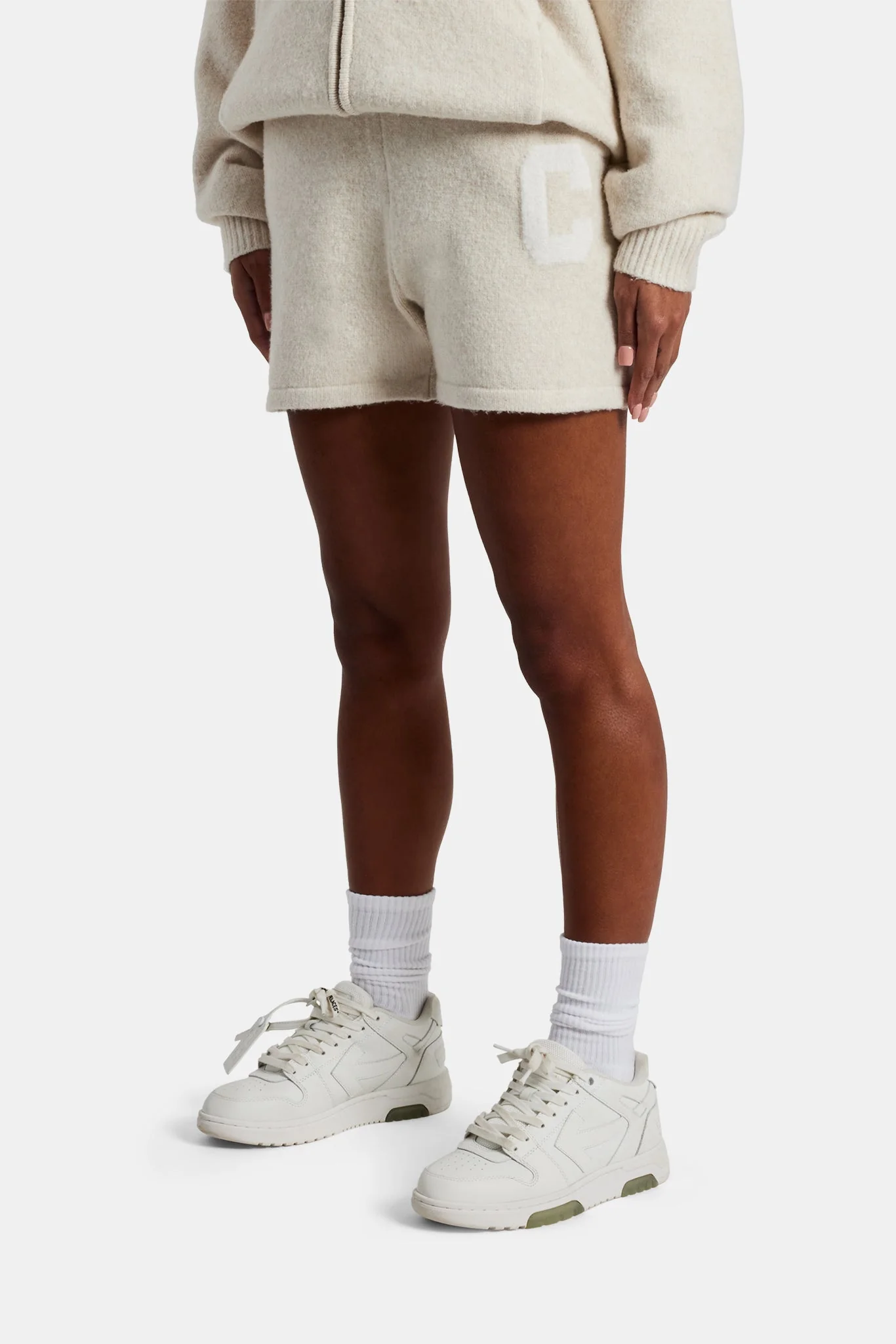 Knitted Short - Oatmeal - Image 3