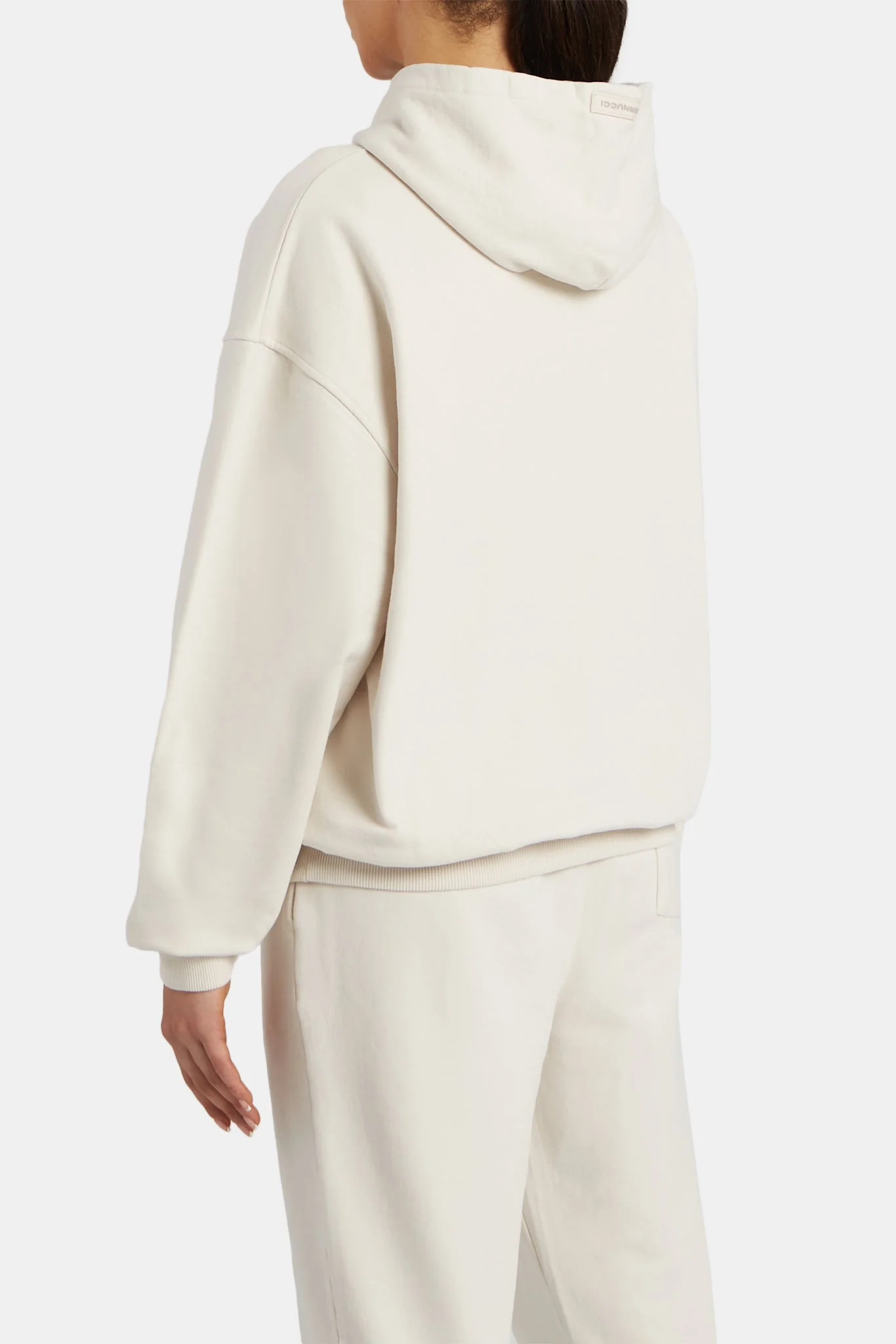 Ladies Oversized Hoodie - Oat - Image 4
