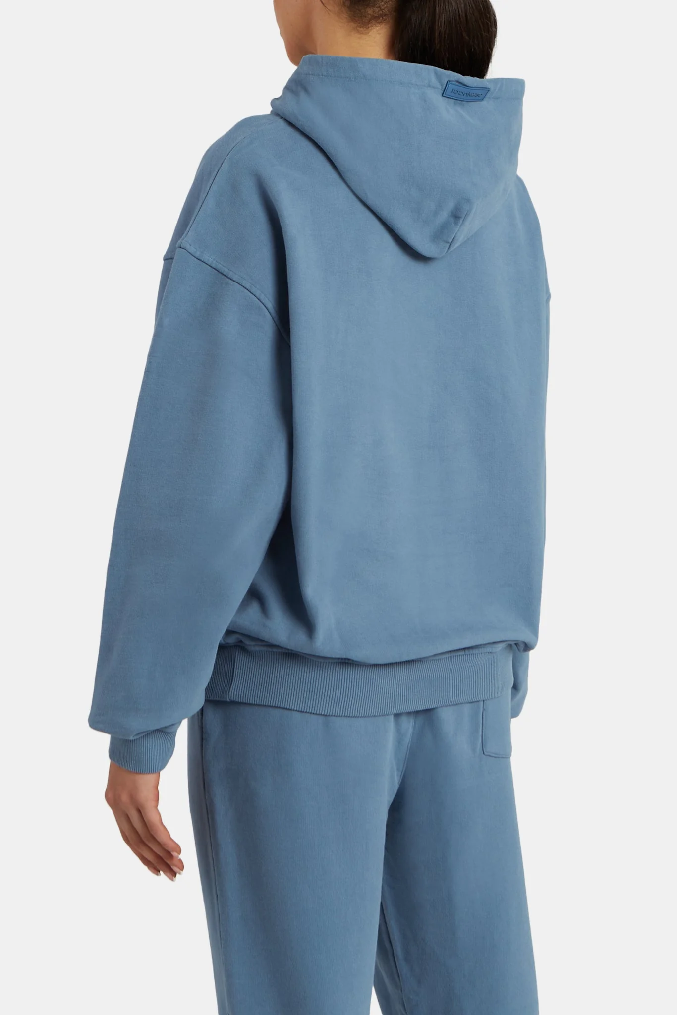 Ladies Oversized Hoodie - Steel Blue - Image 3