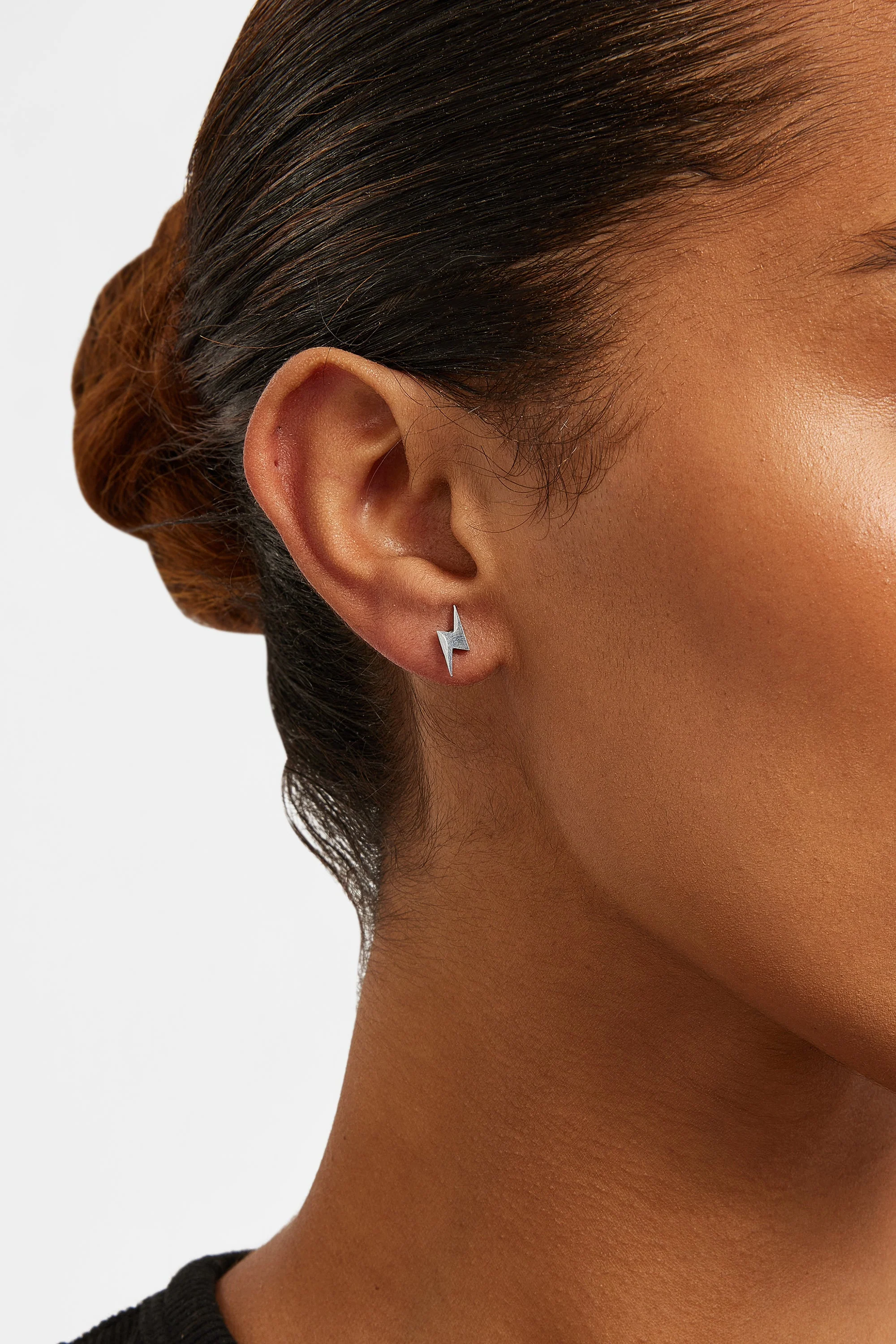 Lightning Bolt Stud Earrings - Image 3