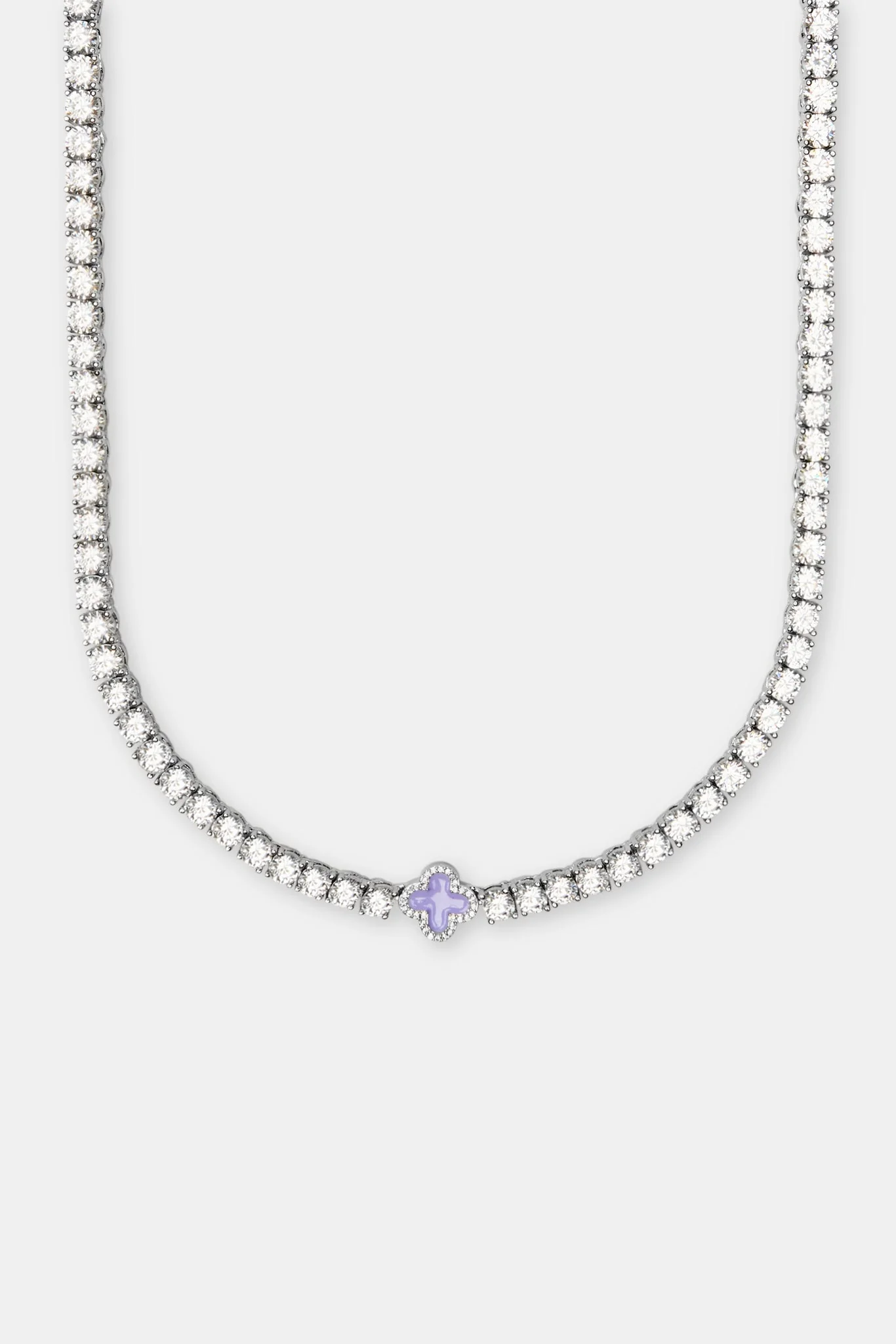 Lilac Motif Tennis Chain - Image 2