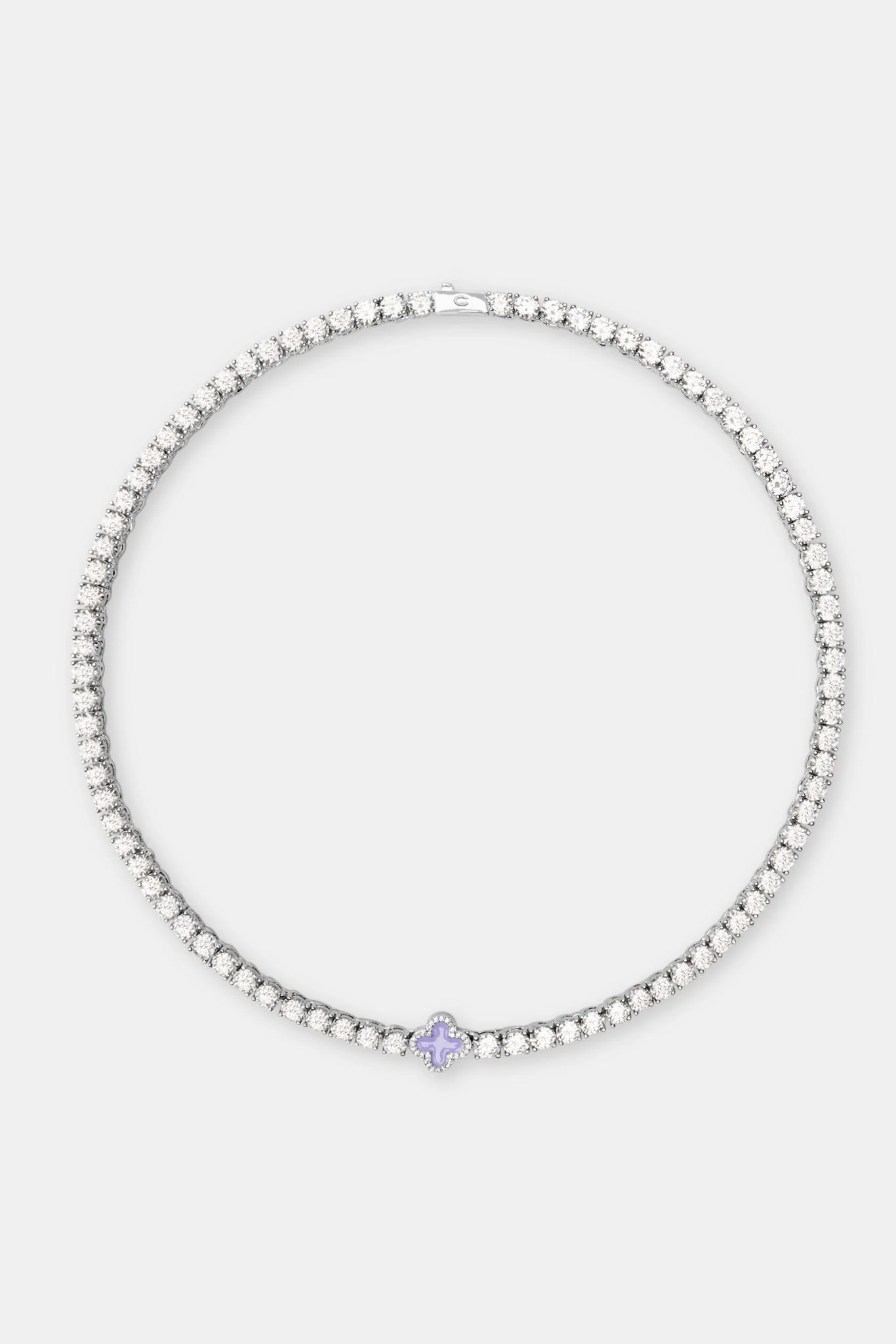 Lilac Motif Tennis Chain - Image 3