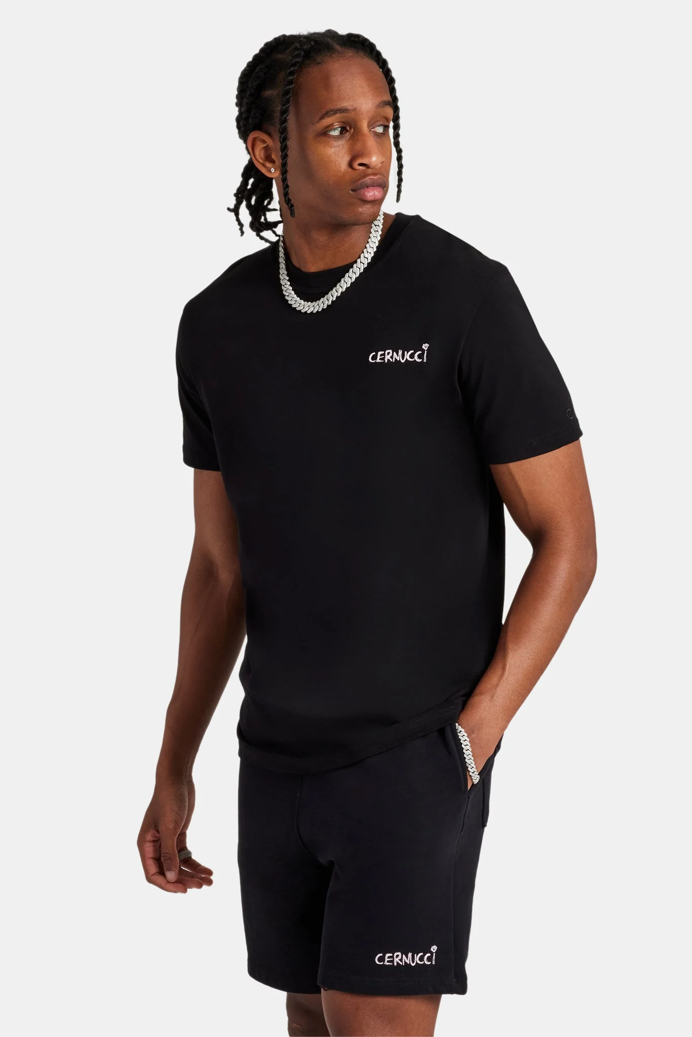 Logo Embroidered T-Shirt - Black - Image 5