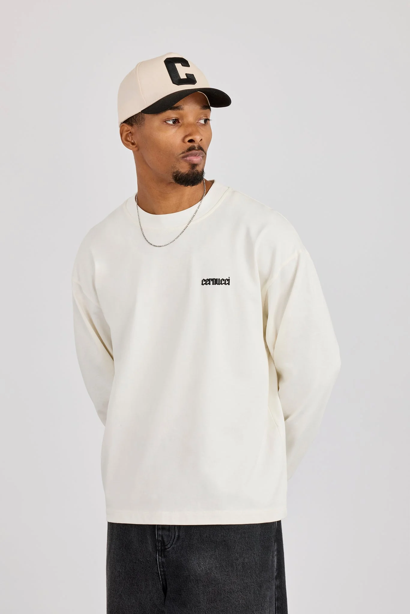 Long Sleeve Rio Graphic Print T-Shirt - Off White - Image 2