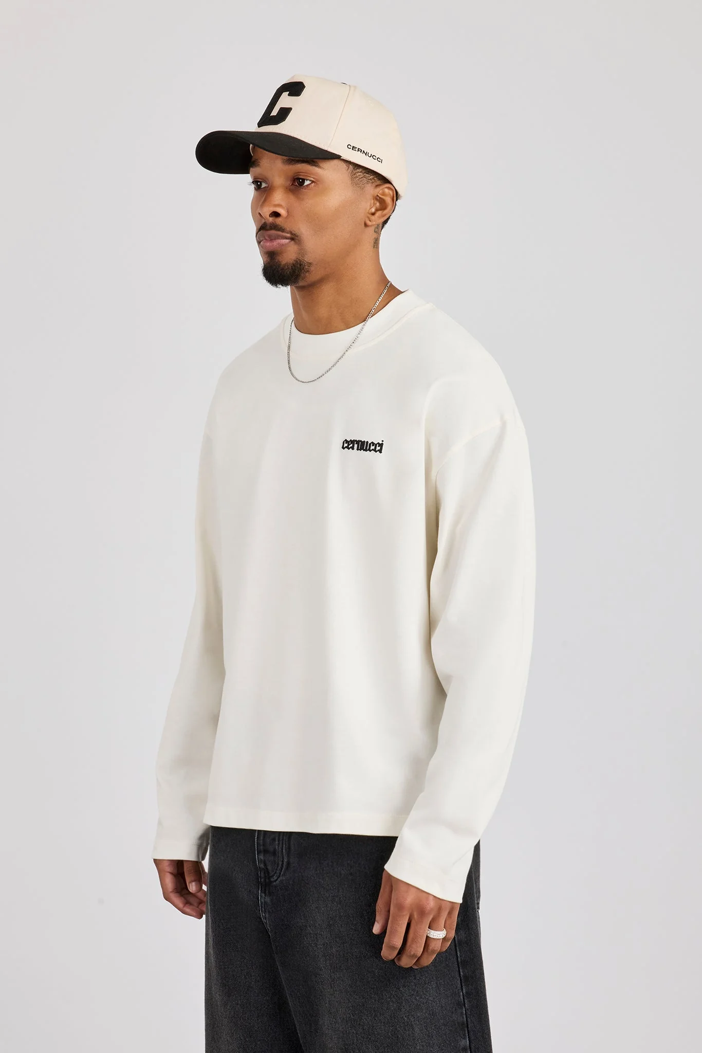 Long Sleeve Rio Graphic Print T-Shirt - Off White - Image 3