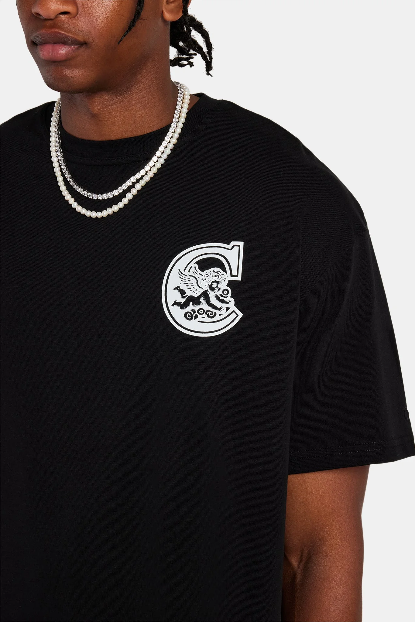 Members Club Back Print Oversized T-Shirt - Image 3