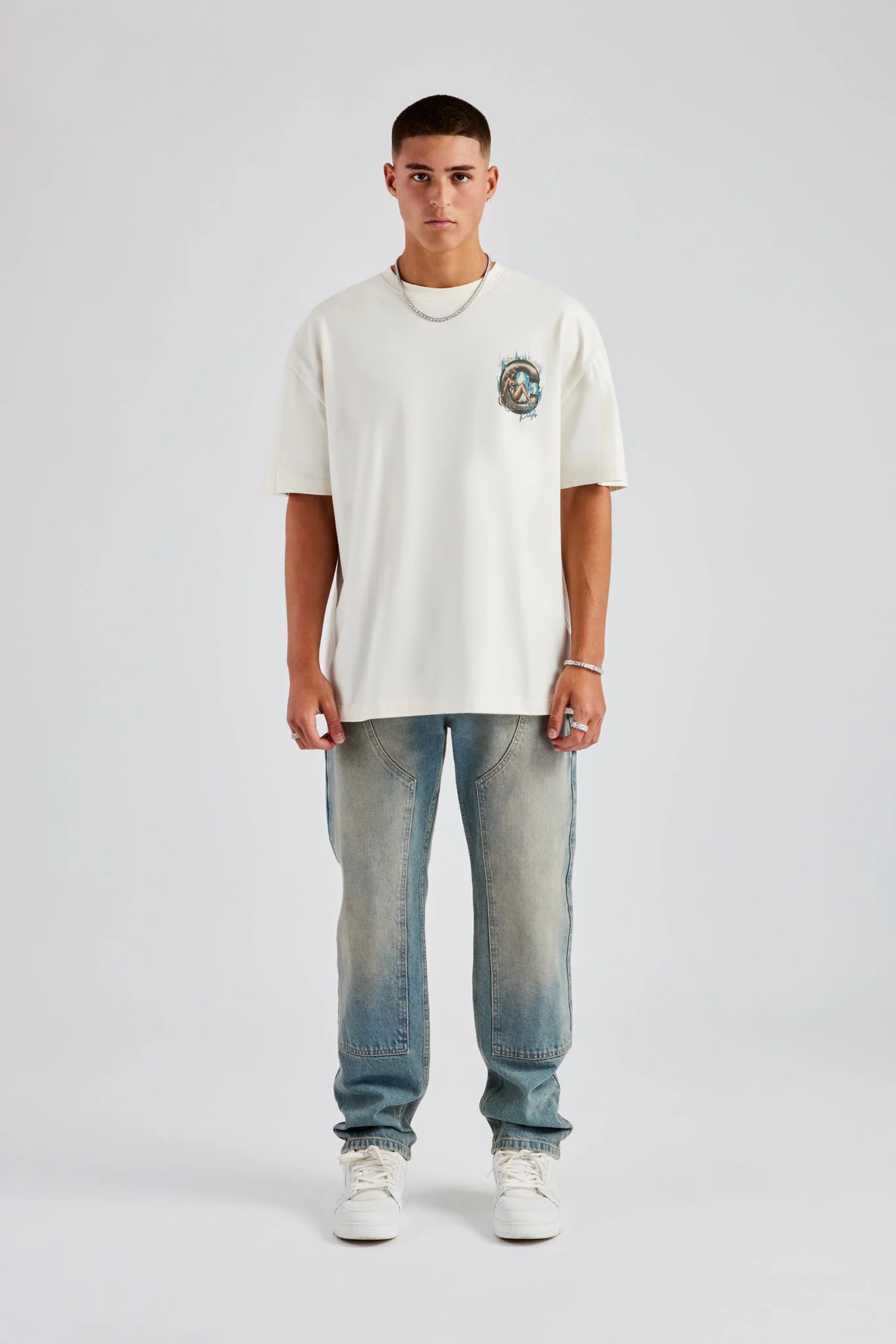 Mens Carpenter Jeans - Antique Wash - Image 2