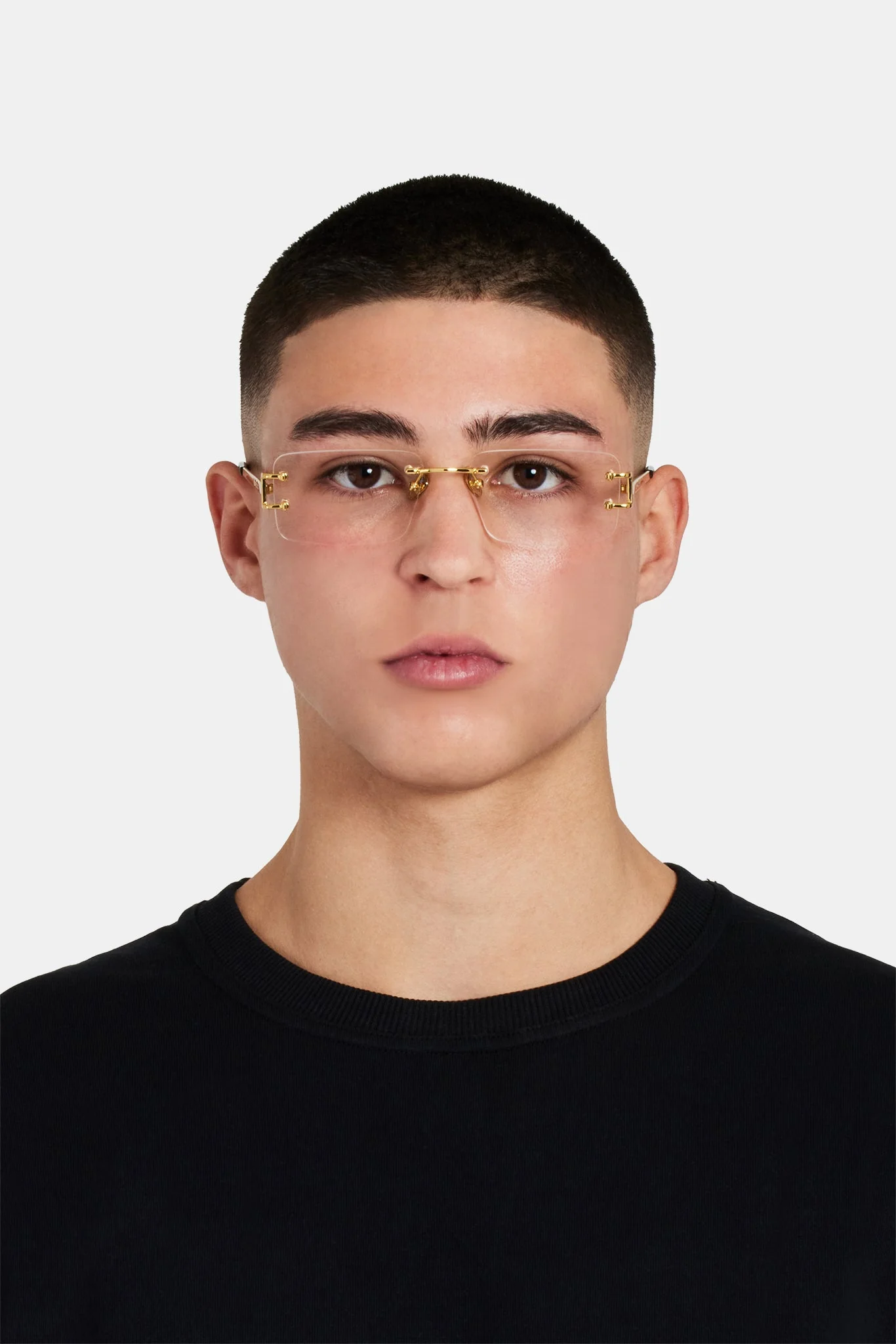 Metal Rectangle Lense Sunglasses - Image 4
