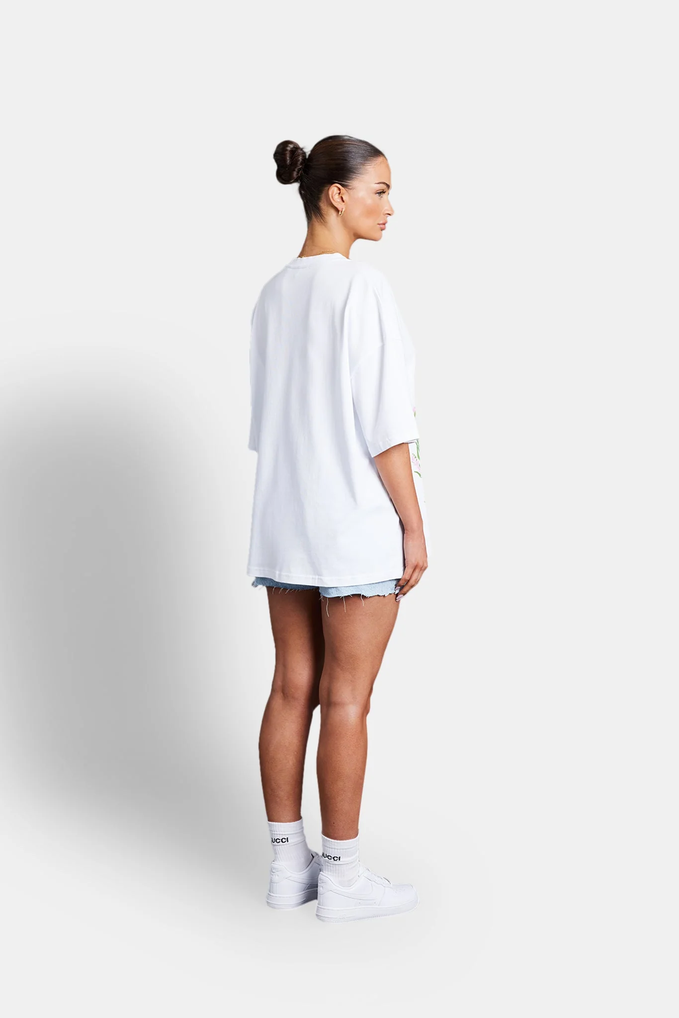 Miami Beach Hut Graphic T-Shirt - White - Image 4