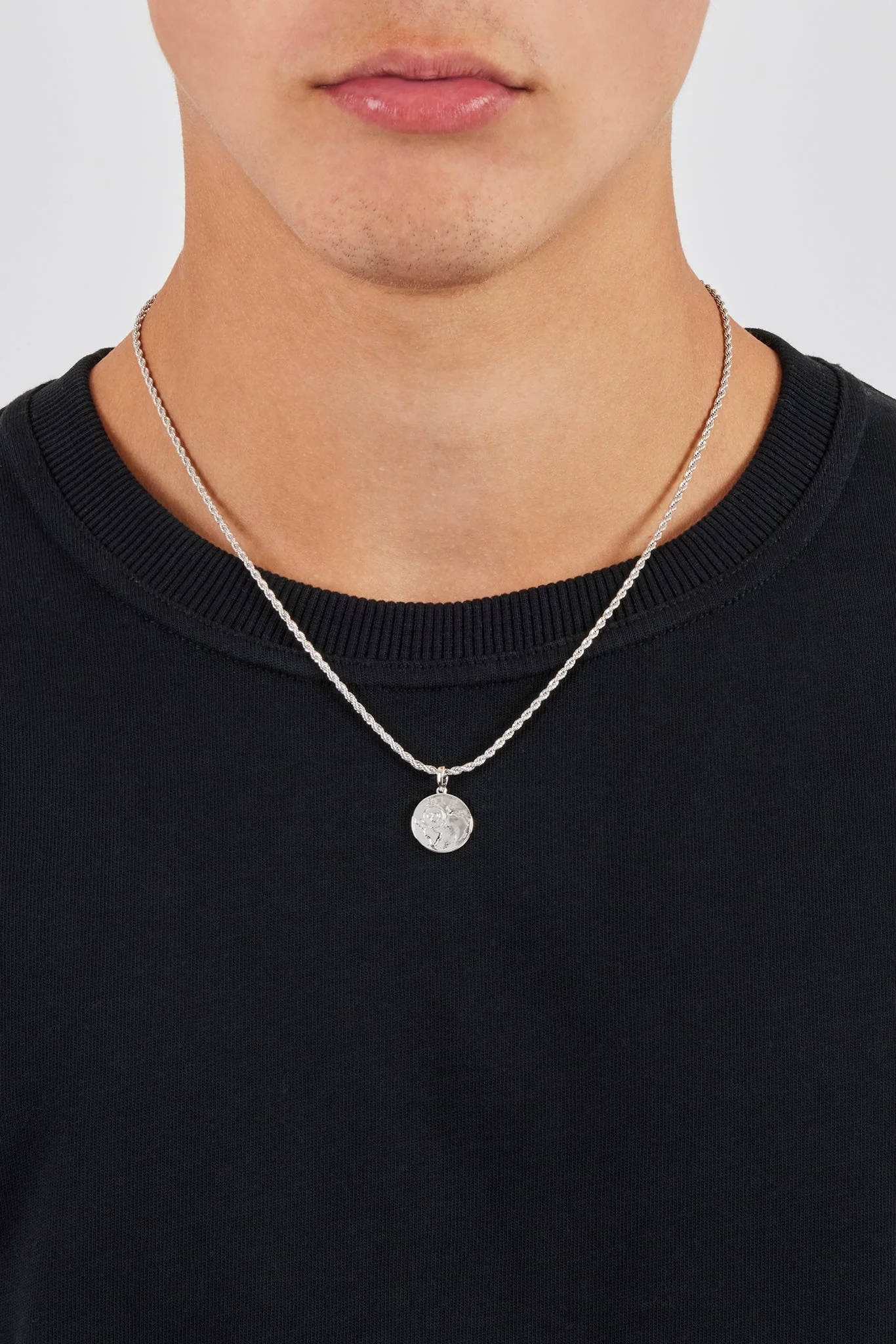 Micro 8 Ball Globe Pendant Necklace - 15mm