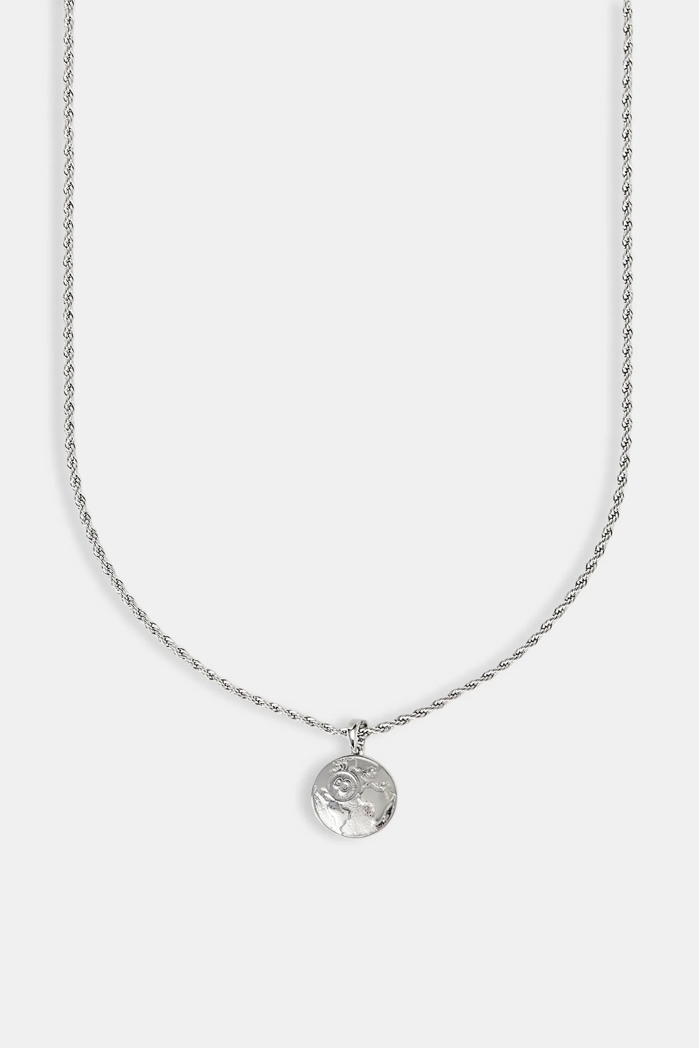 Micro 8 Ball Globe Pendant Necklace - 15mm - Image 2