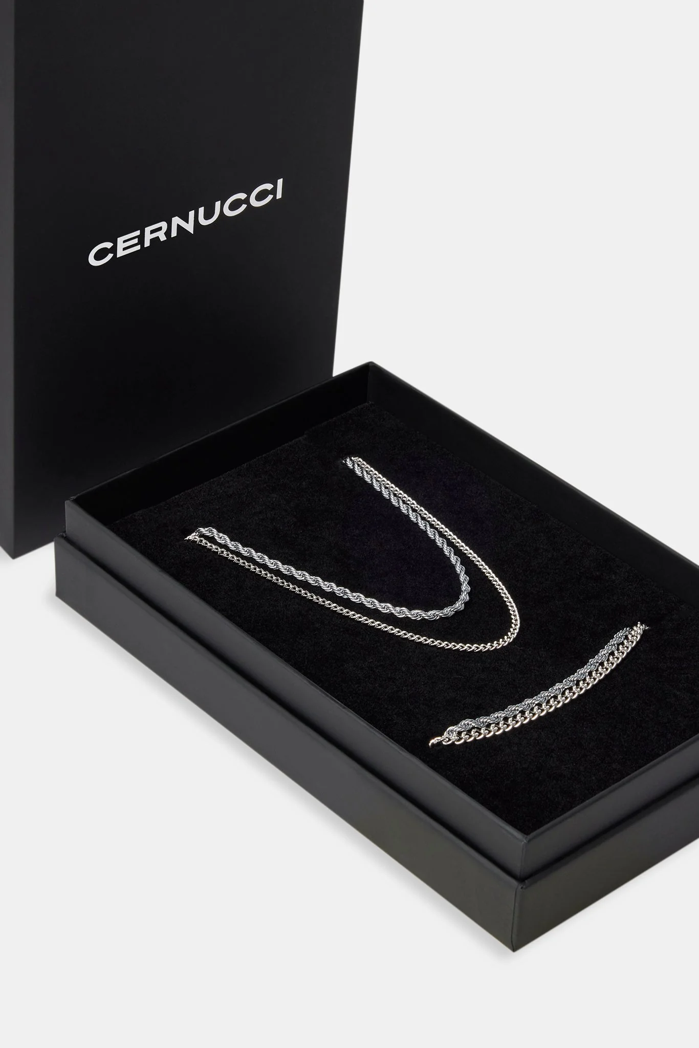 Micro Cuban & 3mm Rope Chain & Bracelet Set - Image 2