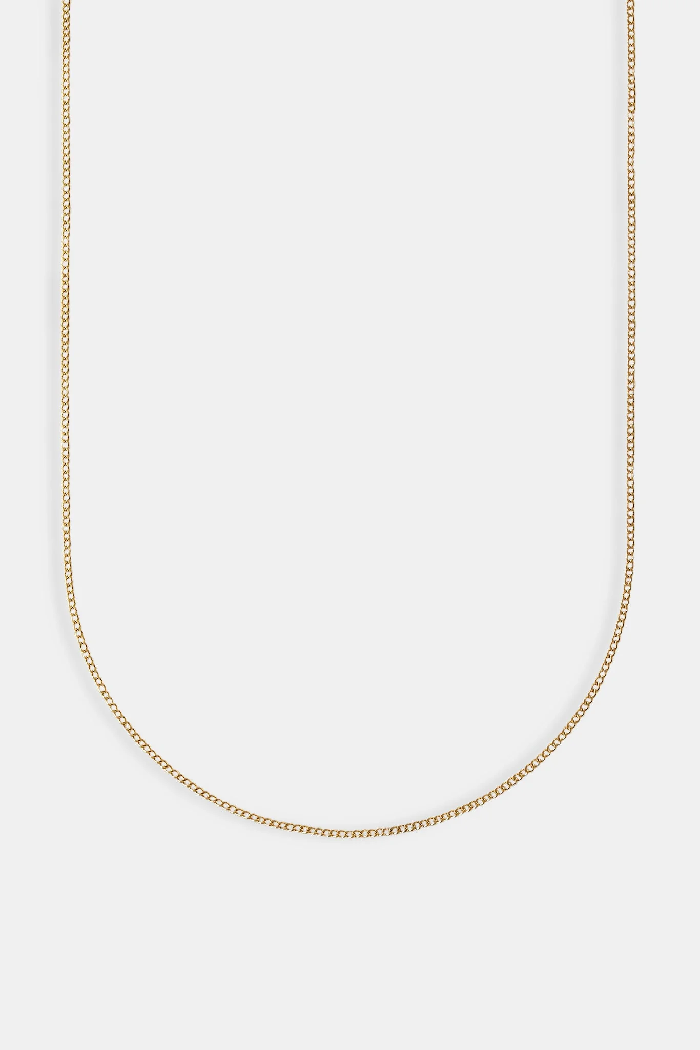 Micro Cuban Chain - 1.5mm - Gold - Image 2