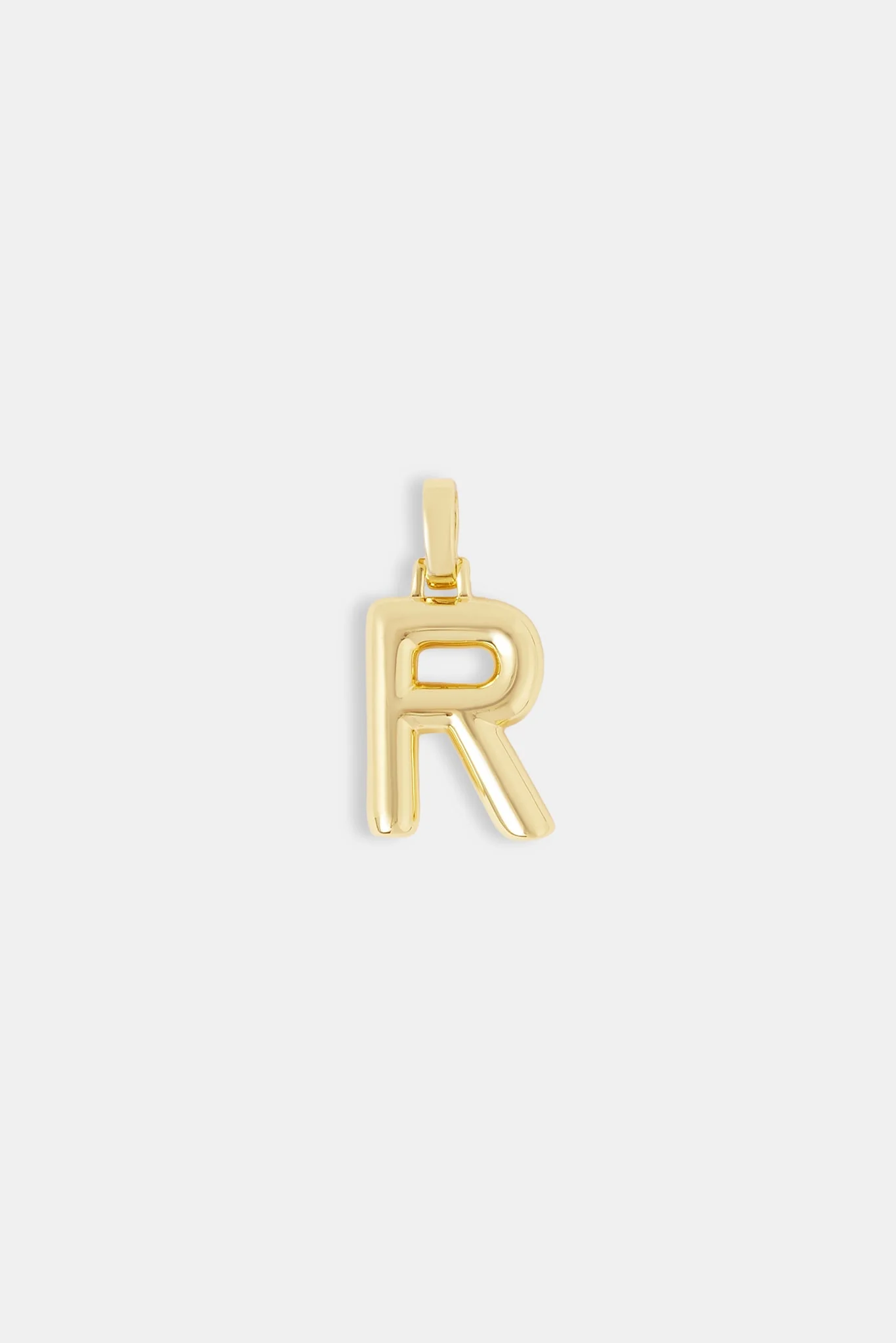 Mini Polished Balloon Letter Pendant - 20m - Gold - Image 11