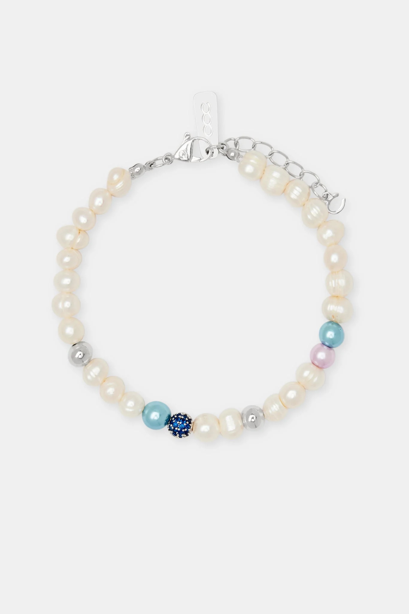 Mixed Colour Bead & Ice Freshwater Pearl Bracelets - Image 2
