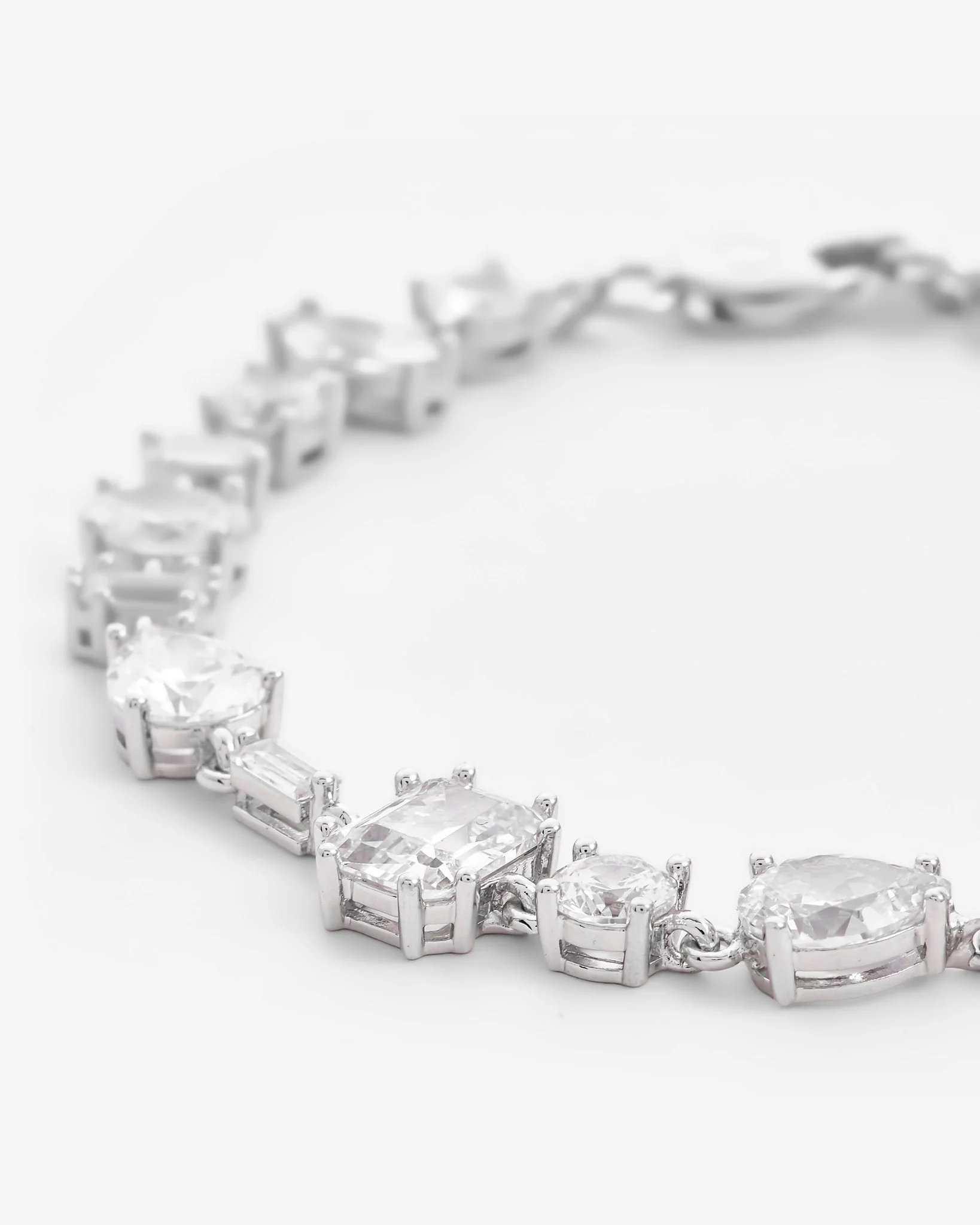 Mixed Shape Tennis Bracelet - Image 4