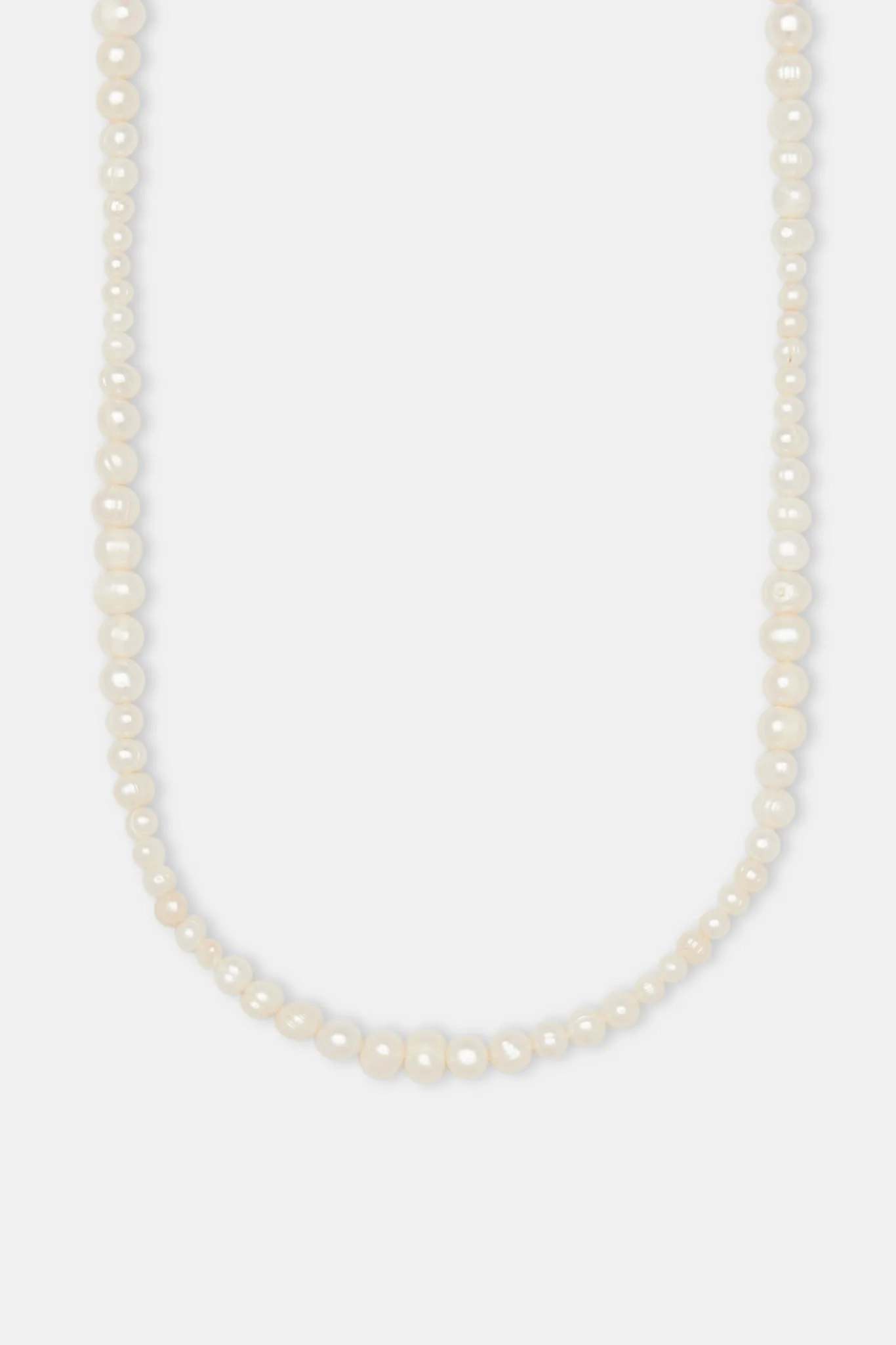 Mixed Size Freshwater Pearl Necklace - Image 2