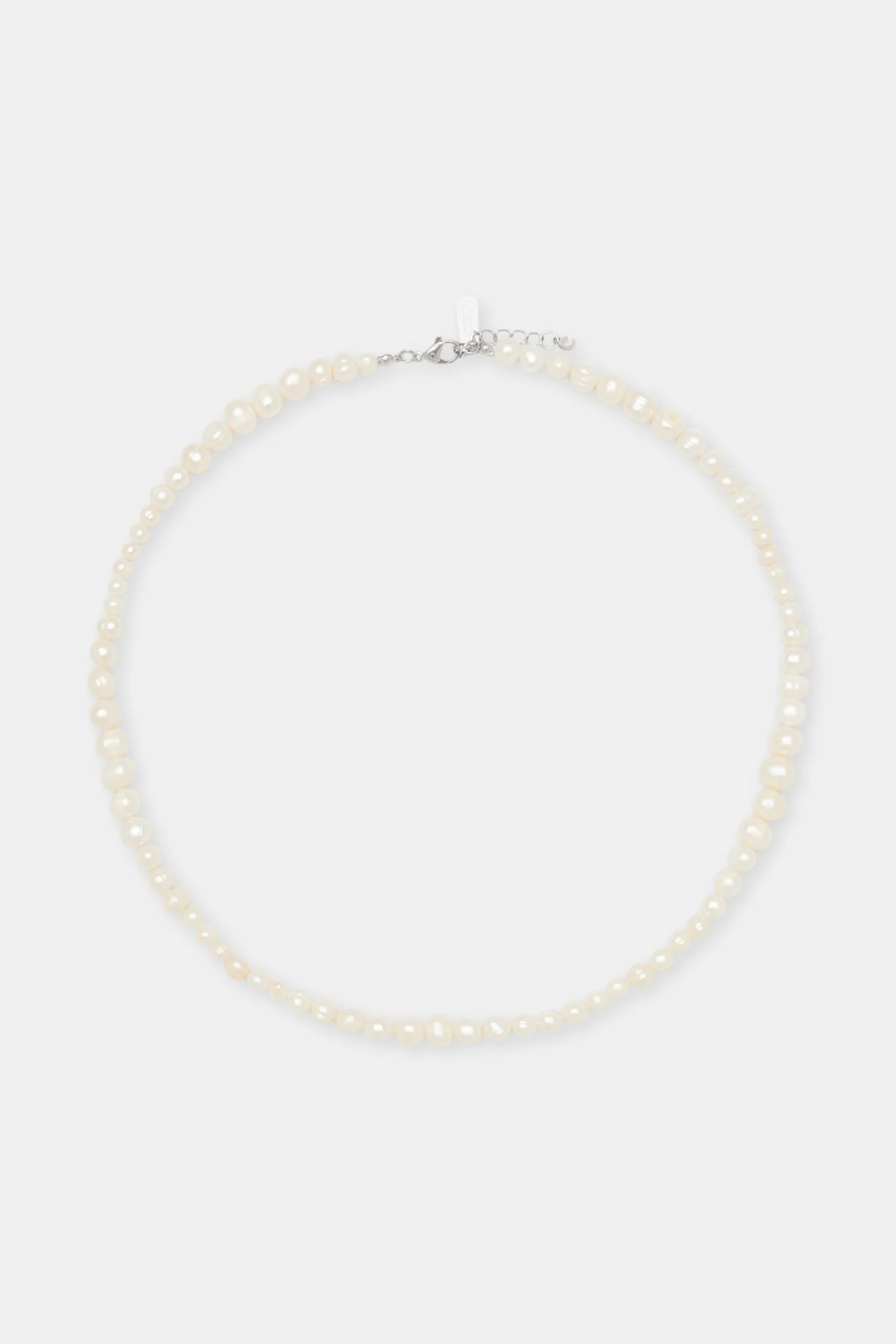 Mixed Size Freshwater Pearl Necklace - Image 4