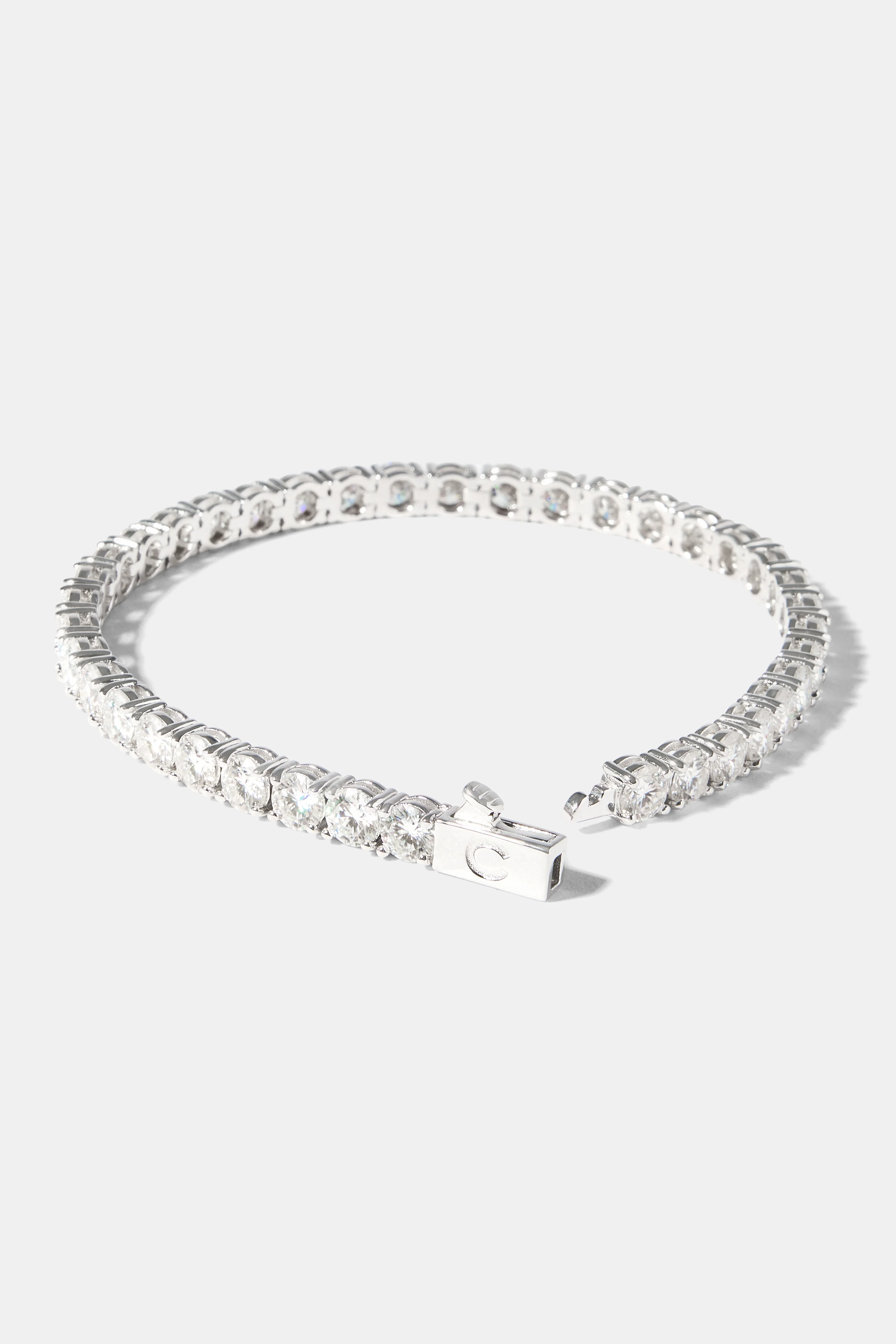 Moissanite 5mm Tennis Bracelet - Image 3