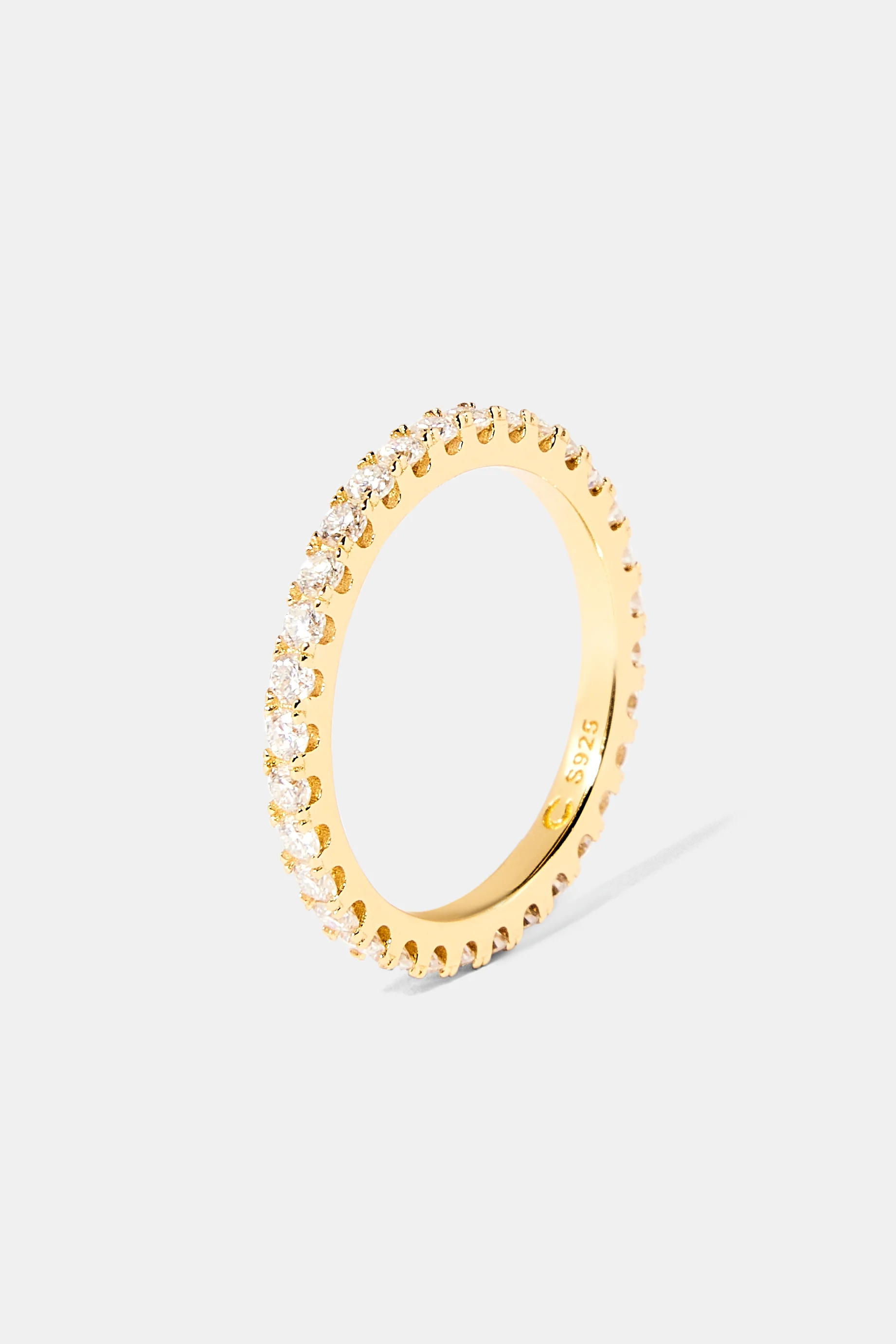 Moissanite Tennis Ring - Gold - 3mm - Image 3