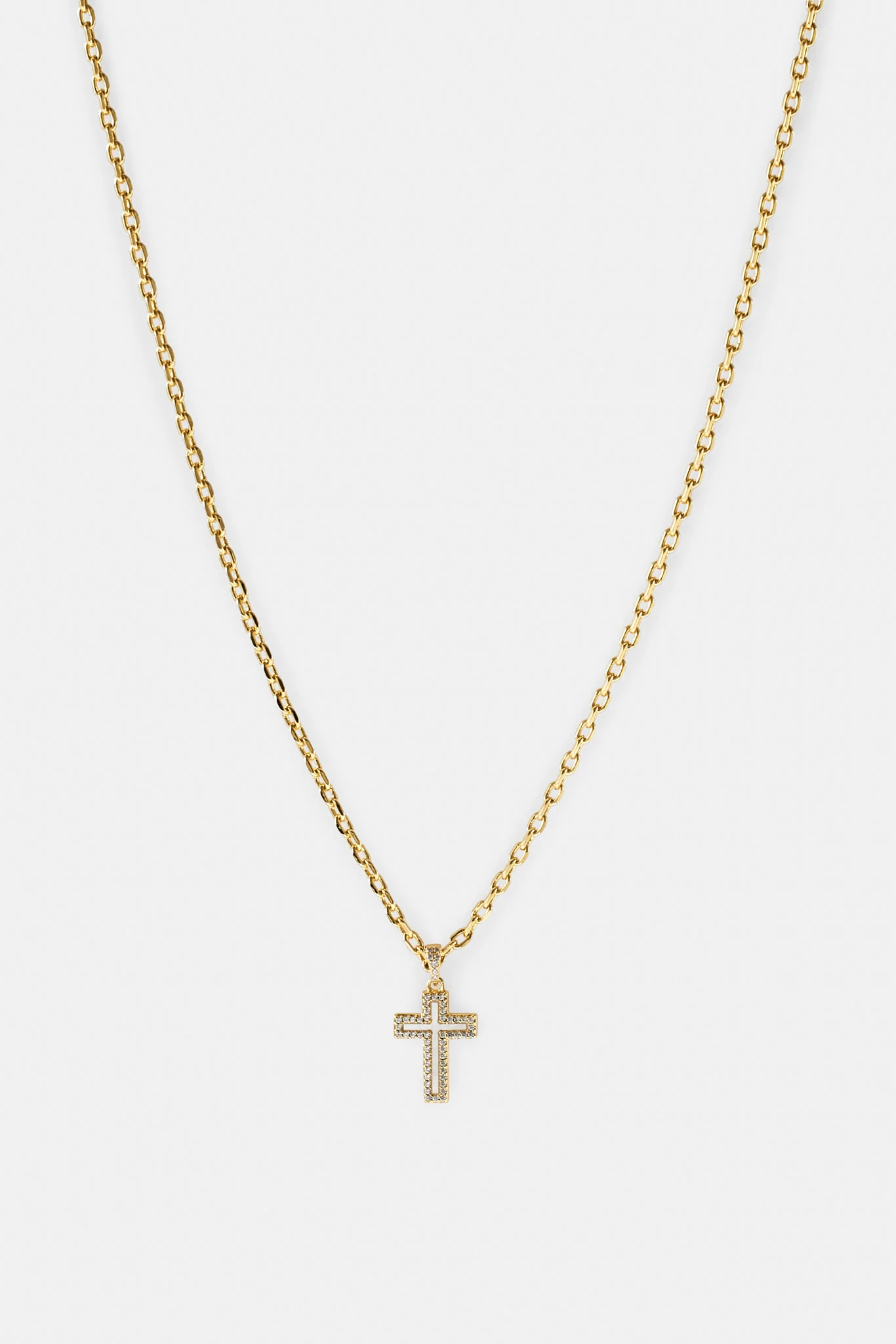 Mother Of Pearl Cross Necklace - 15mm - Image 3