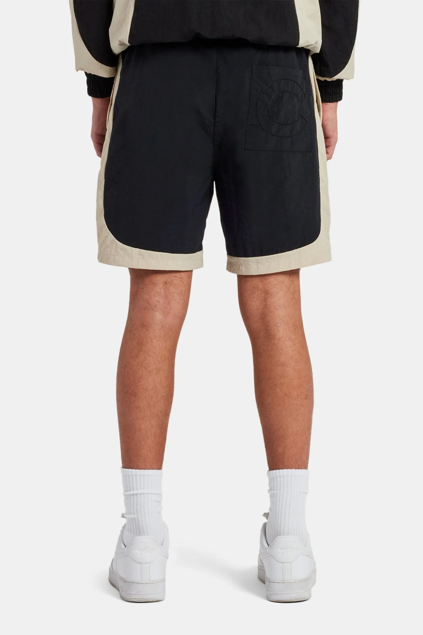 Nylon Side Panel Short - Black - Image 3