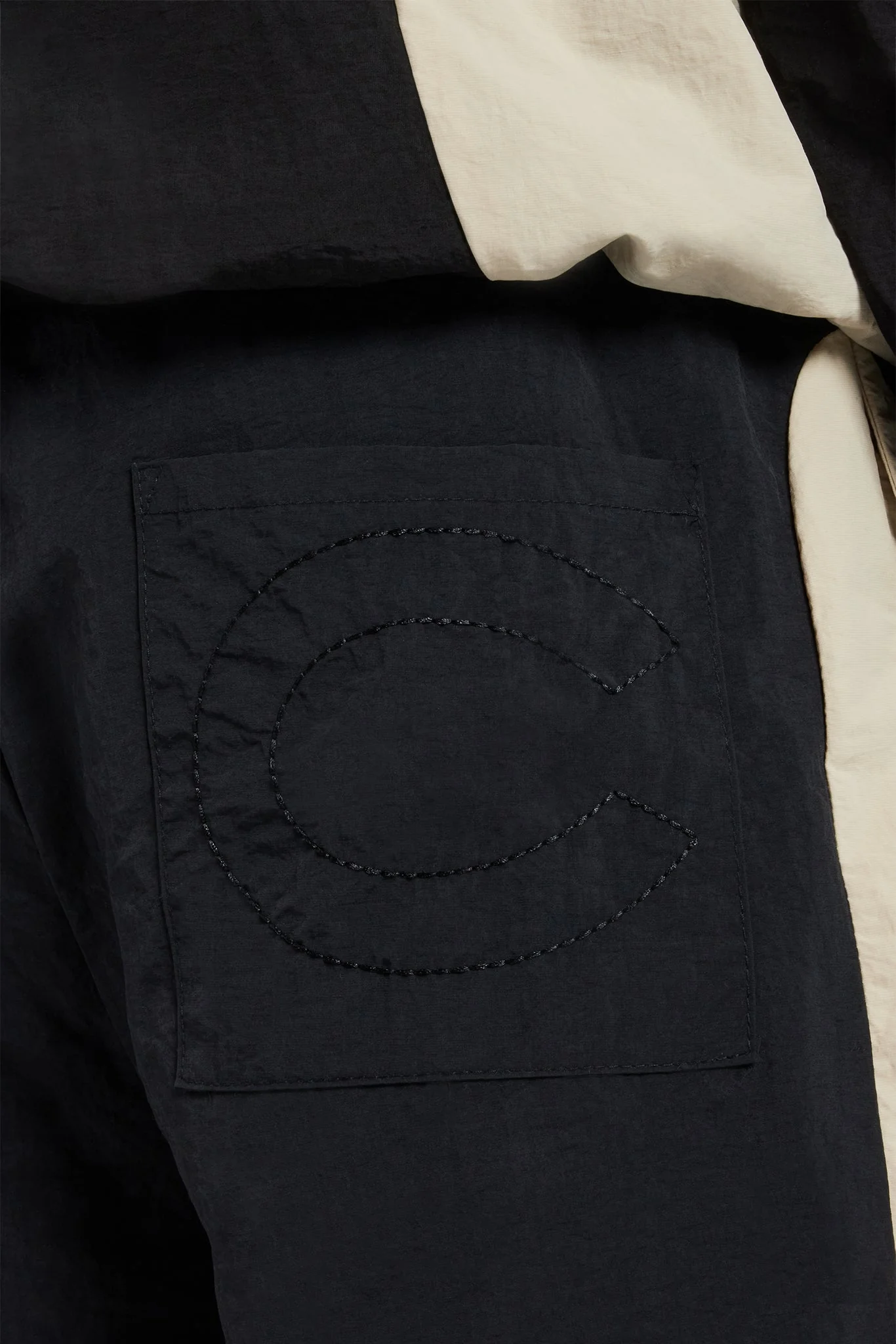 Nylon Side Panel Short - Black - Image 4