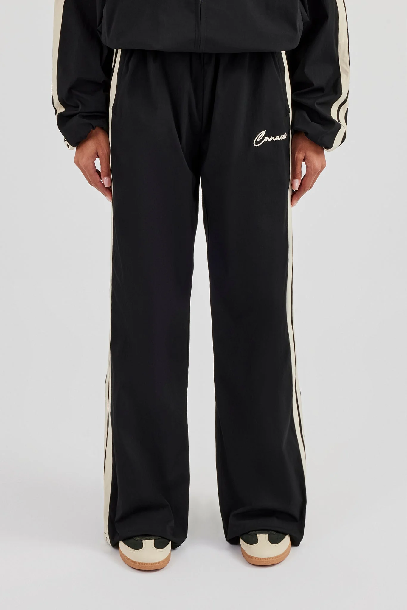 Nylon Taping Jogger - Black - Image 2