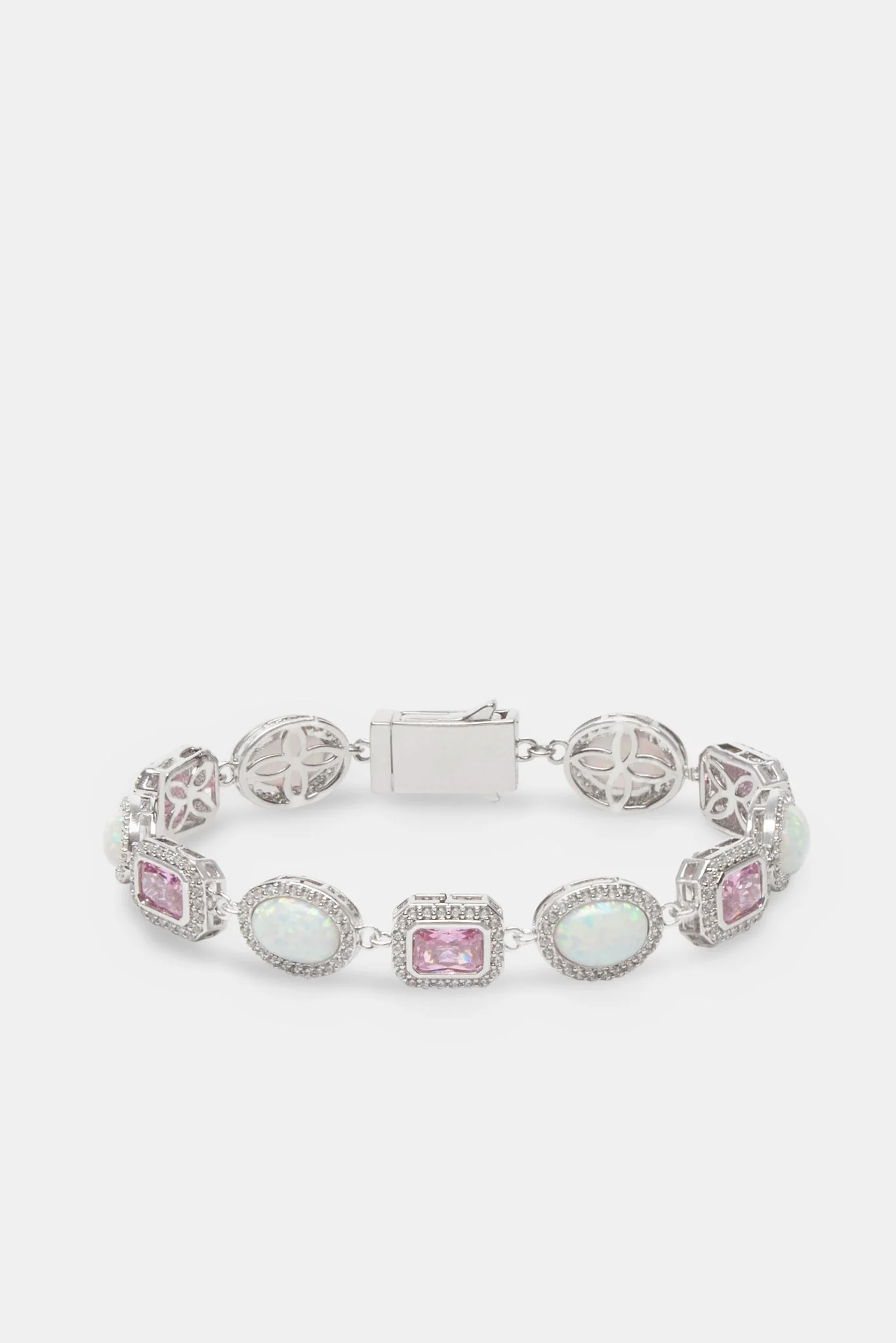 Opal & Pink Gemstone Chain & Bracelet - Image 3