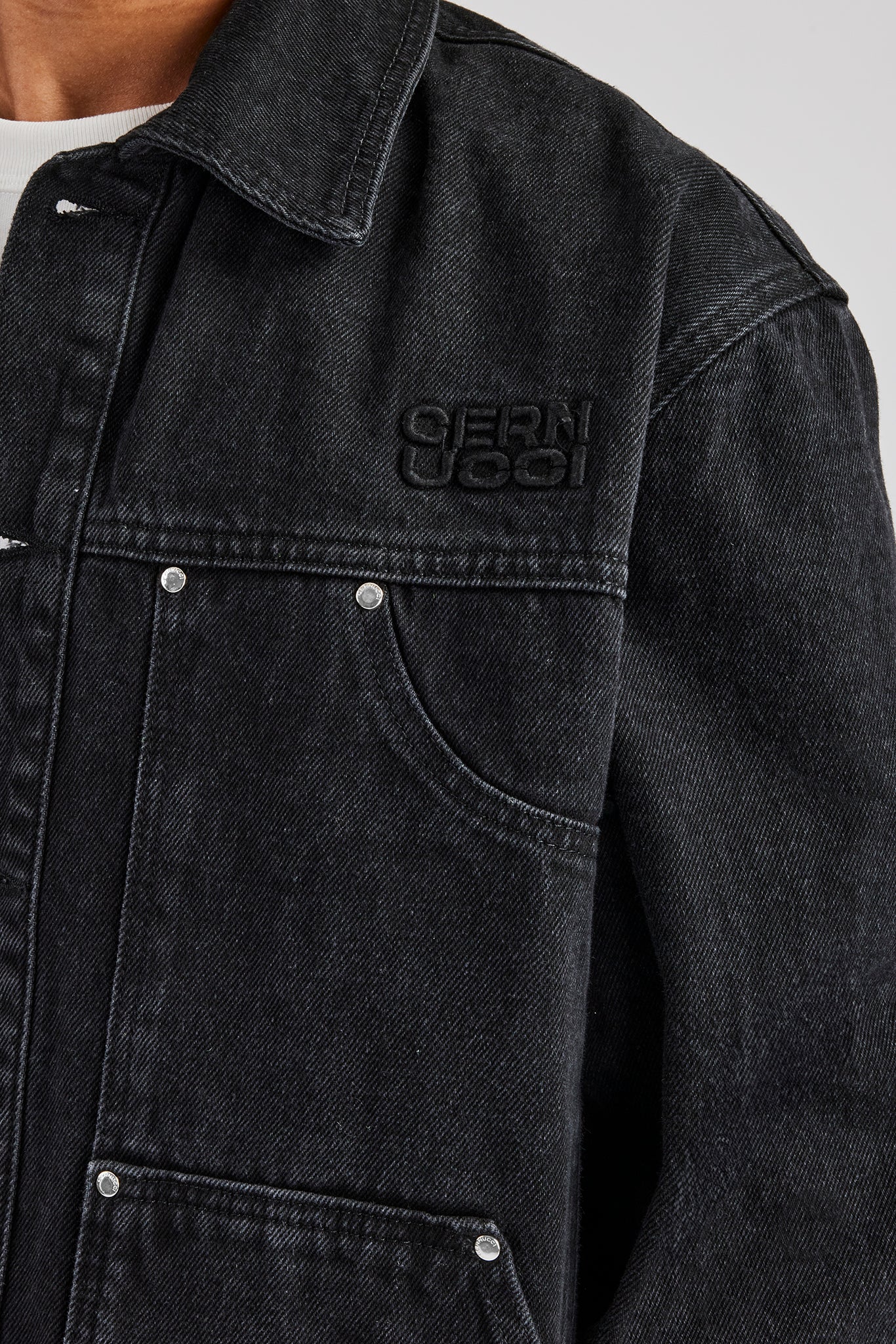 Oversized Carpenter Denim Jacket - Image 2