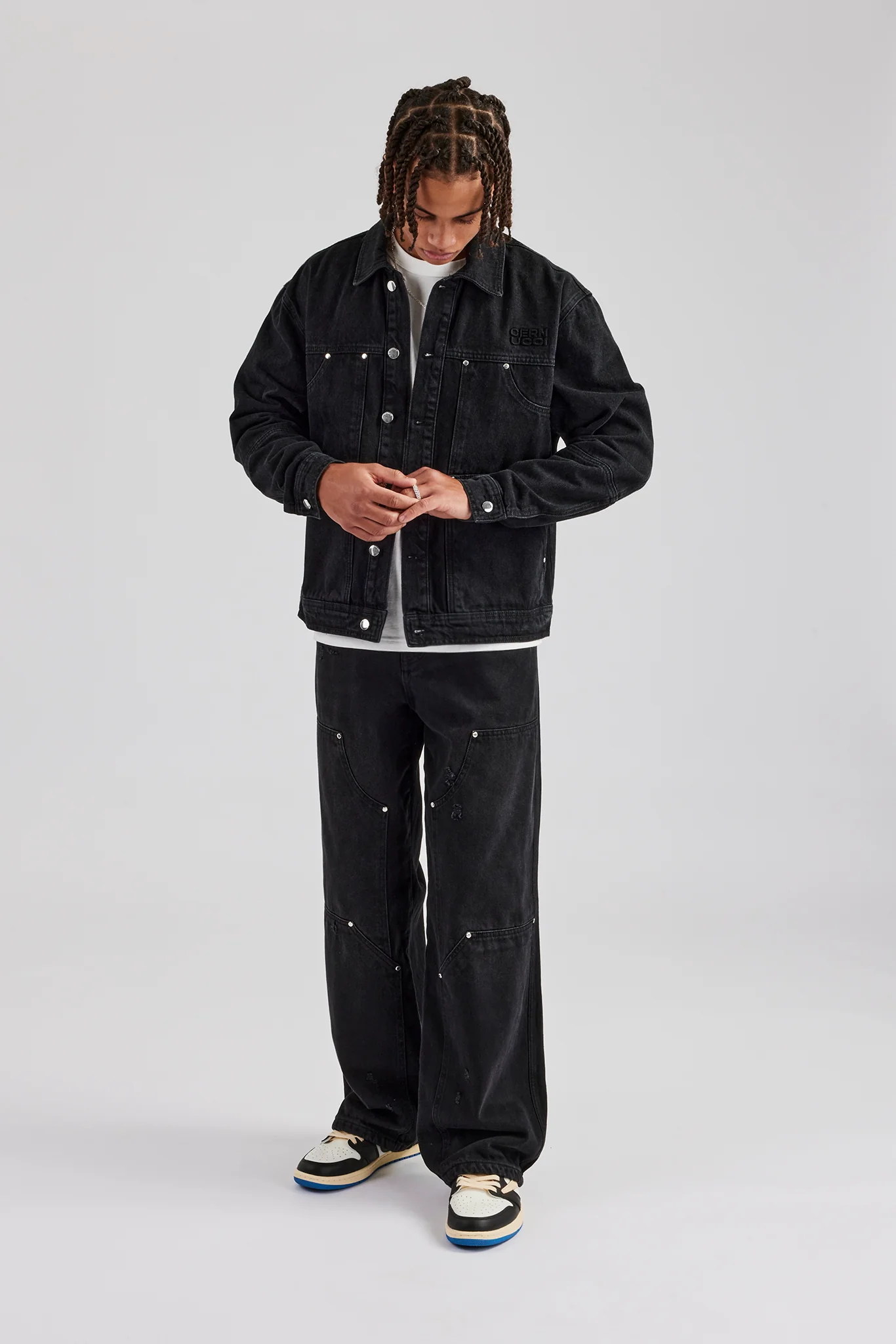 Oversized Carpenter Denim Jacket - Image 3