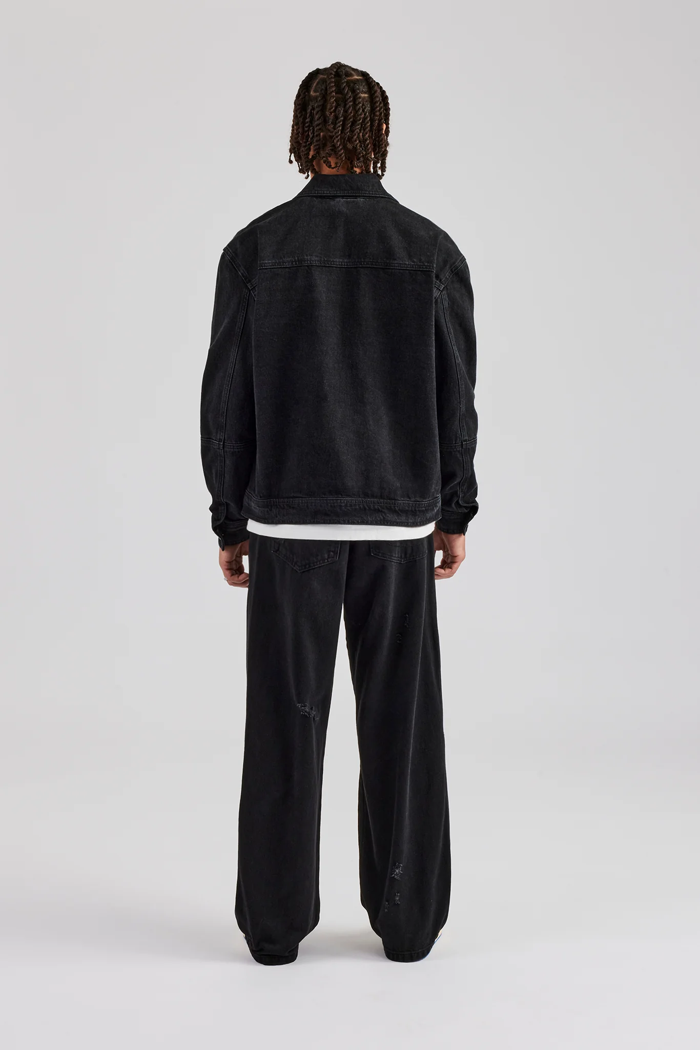 Oversized Carpenter Denim Jacket - Image 4