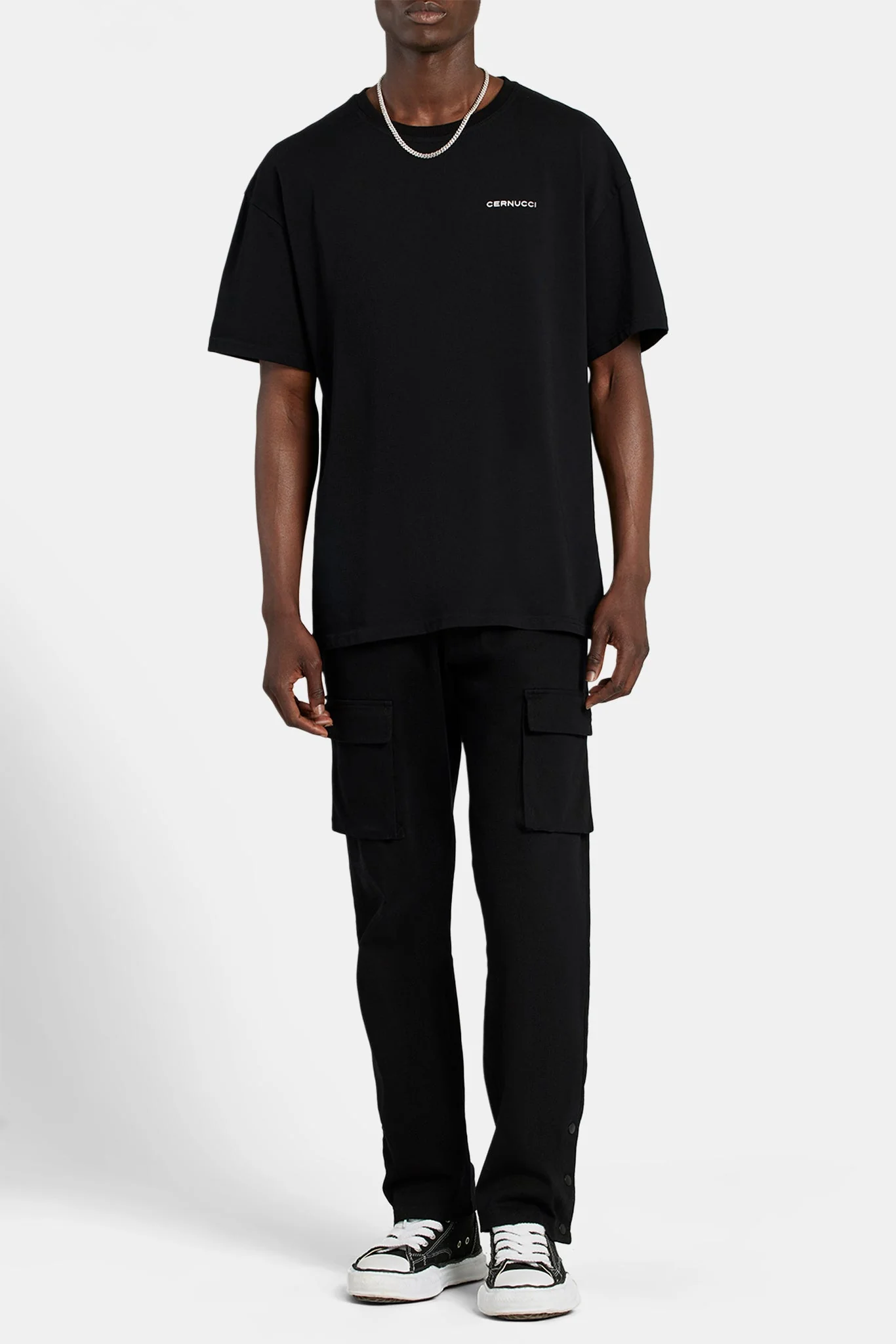Oversized Palm T-Shirt - Black - Image 3