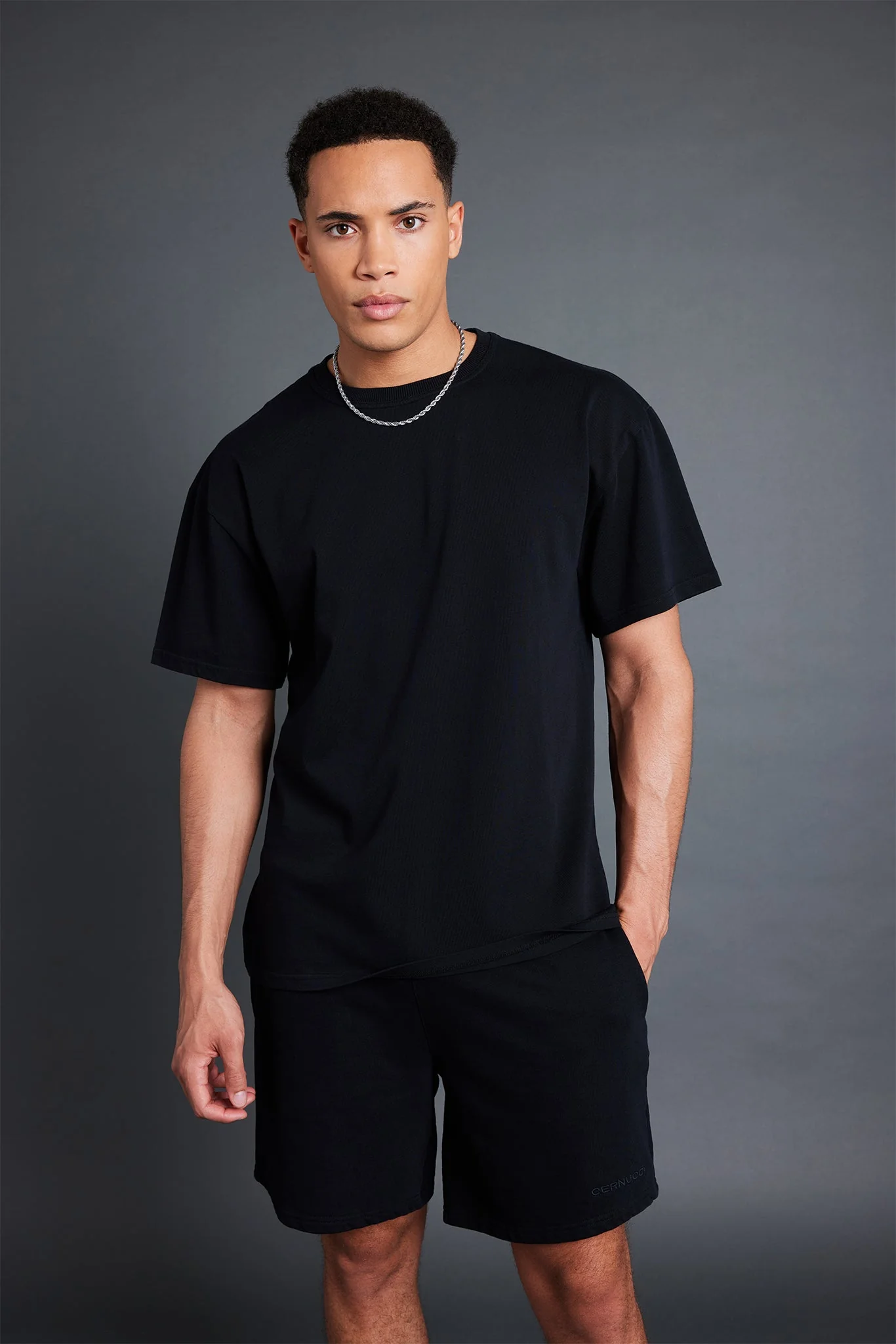 Oversized T-Shirt - Black - Image 2