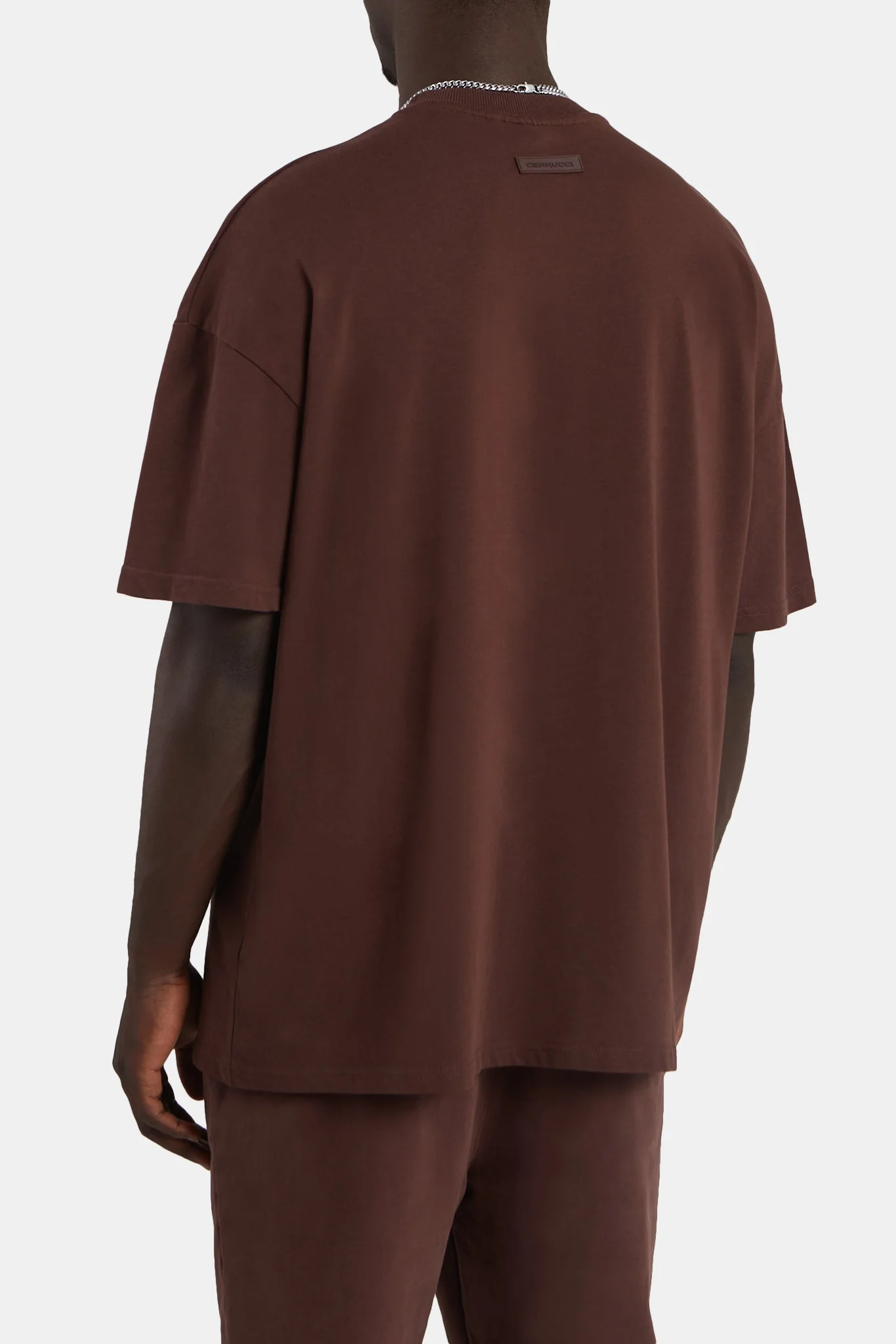 Cernucci Limited Oversized T-Shirt - Chestnut - Image 4