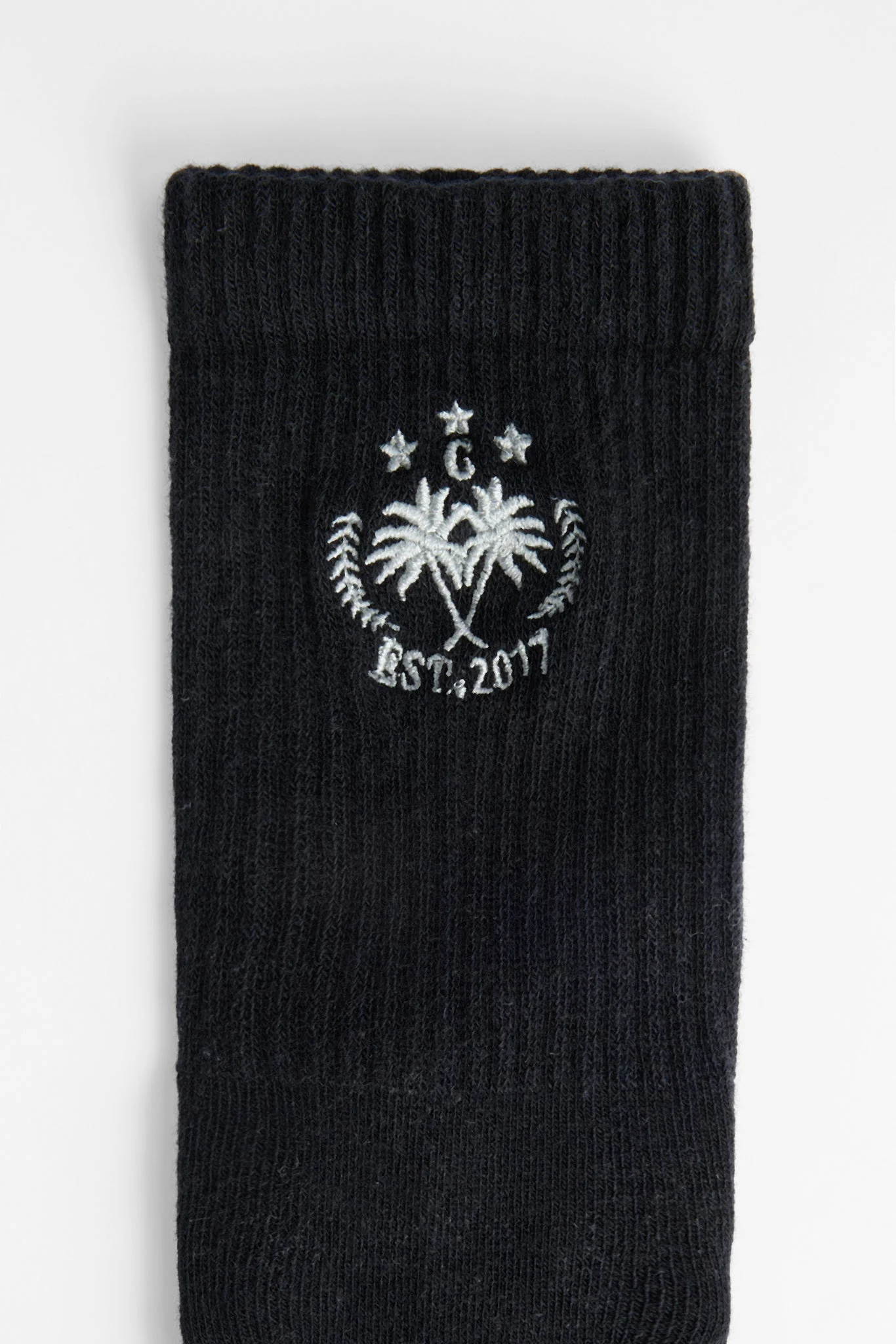 Palm Crest Socks - Black - Image 2