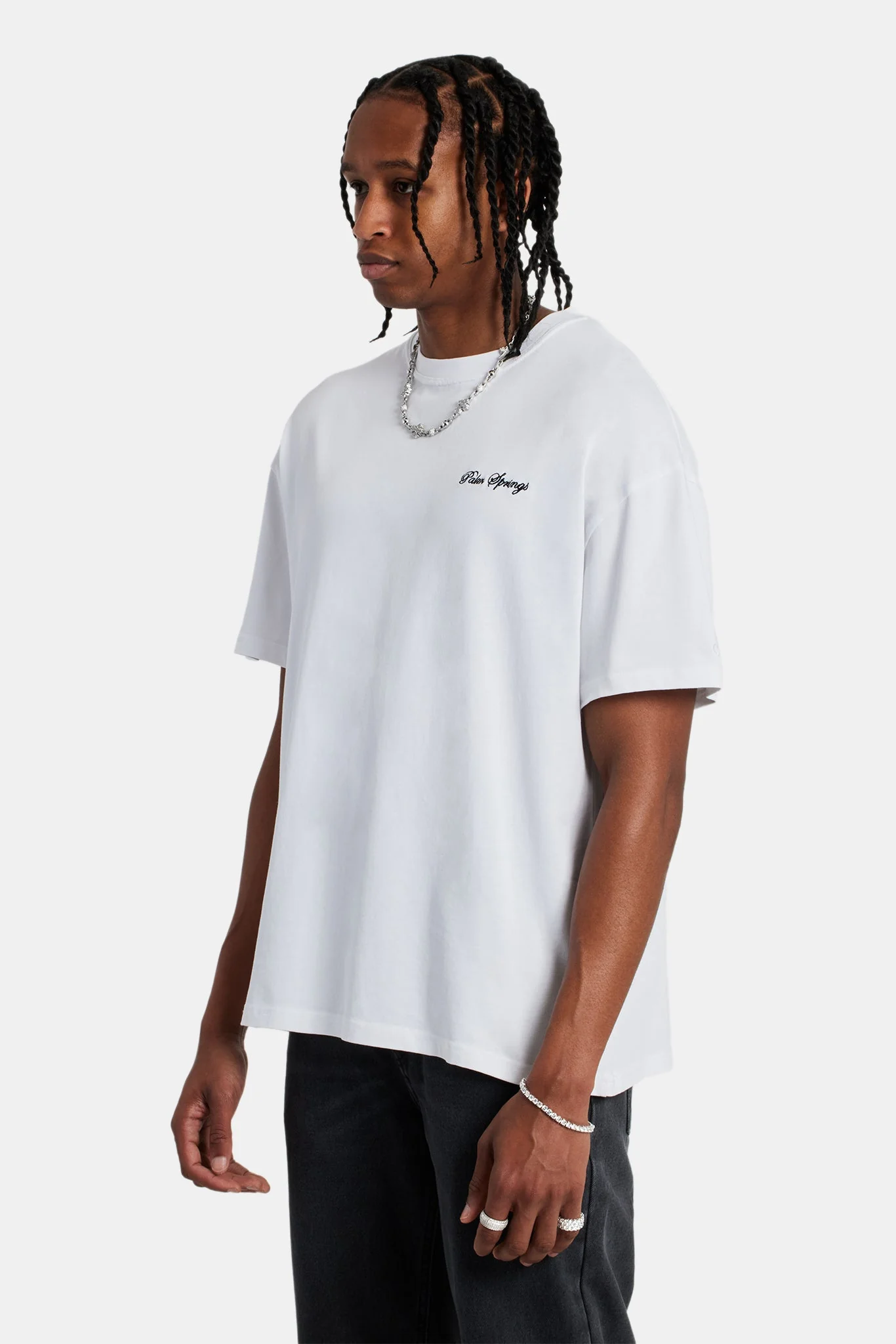 Palm Springs Oversized T-Shirt - White - Image 3