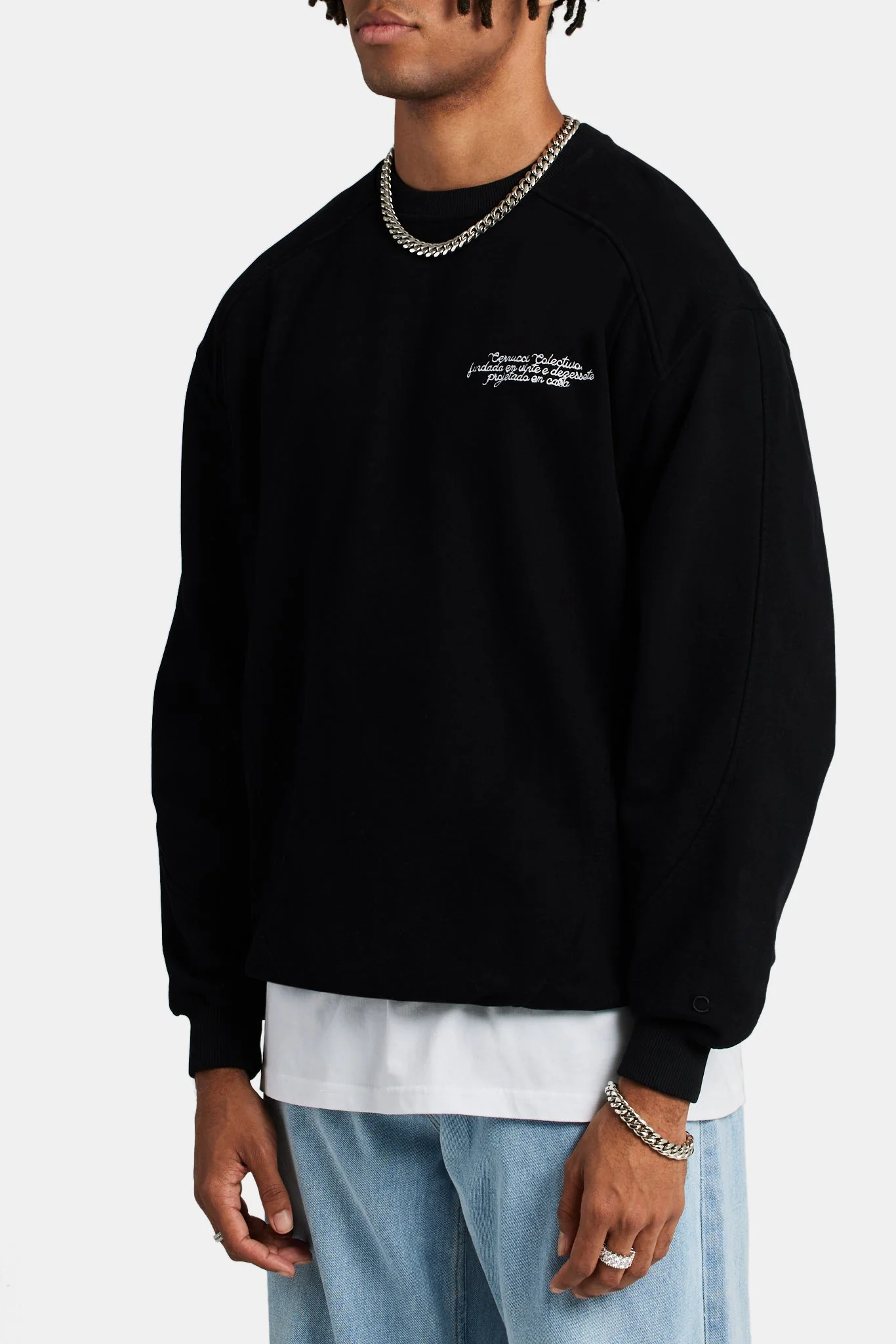 Paraiso Graphic Sweatshirt - Black - Image 4