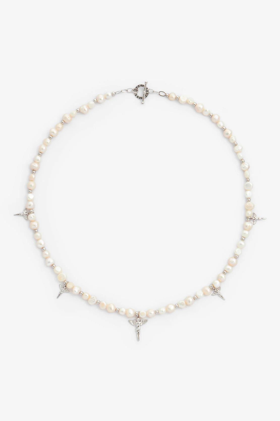 Pearl And Polished Motif Necklace - Image 2