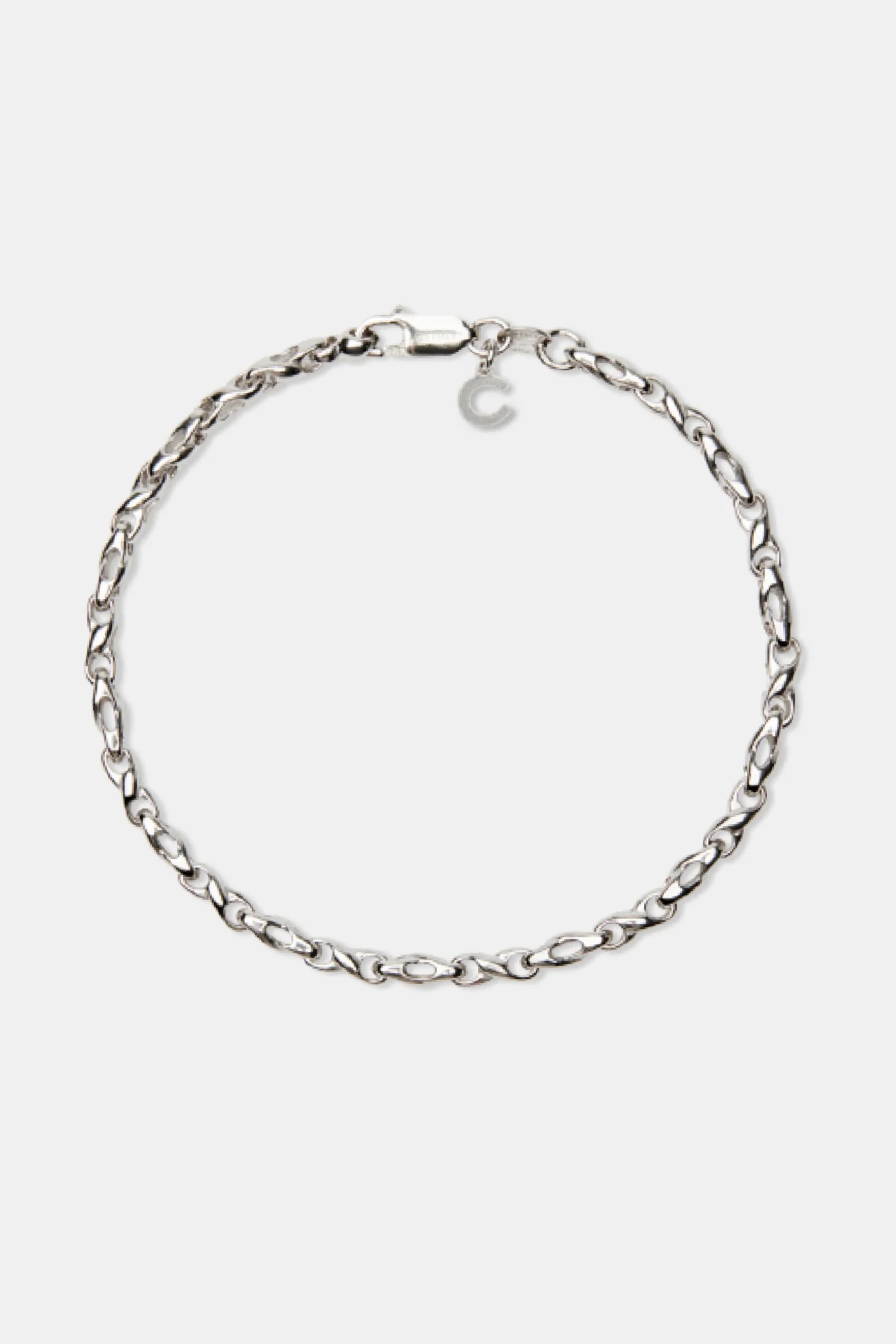 Polished 3D Infinity Bracelet - 3mm - Image 2