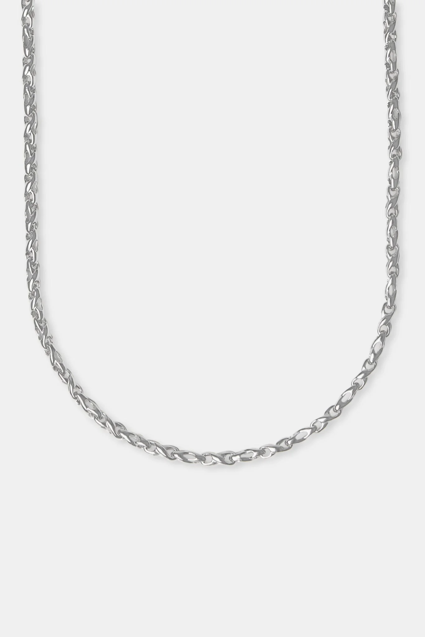 Polished 3D Infinity Chain - 3mm - Image 2