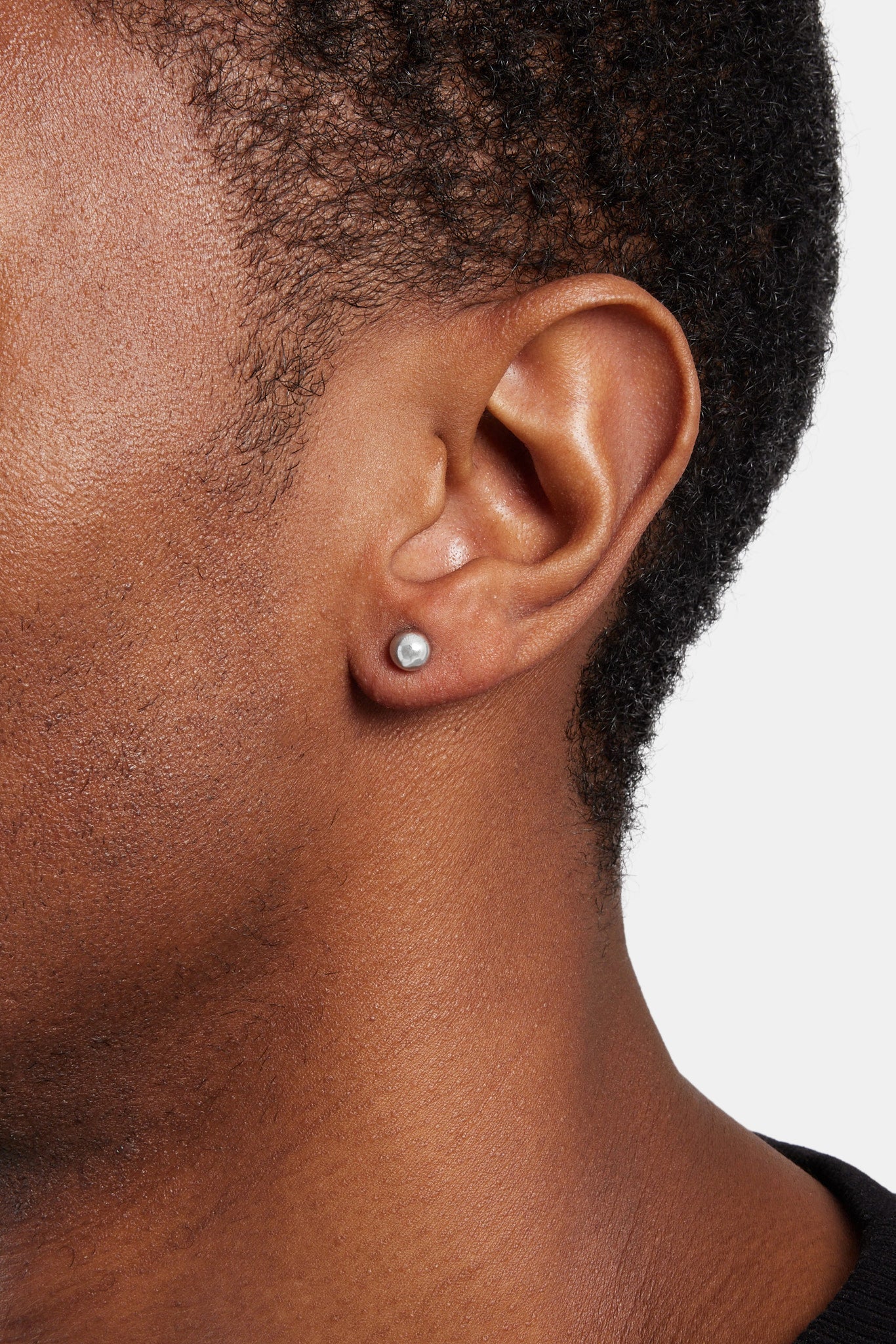 Polished Ball Stud Earrings - Image 2