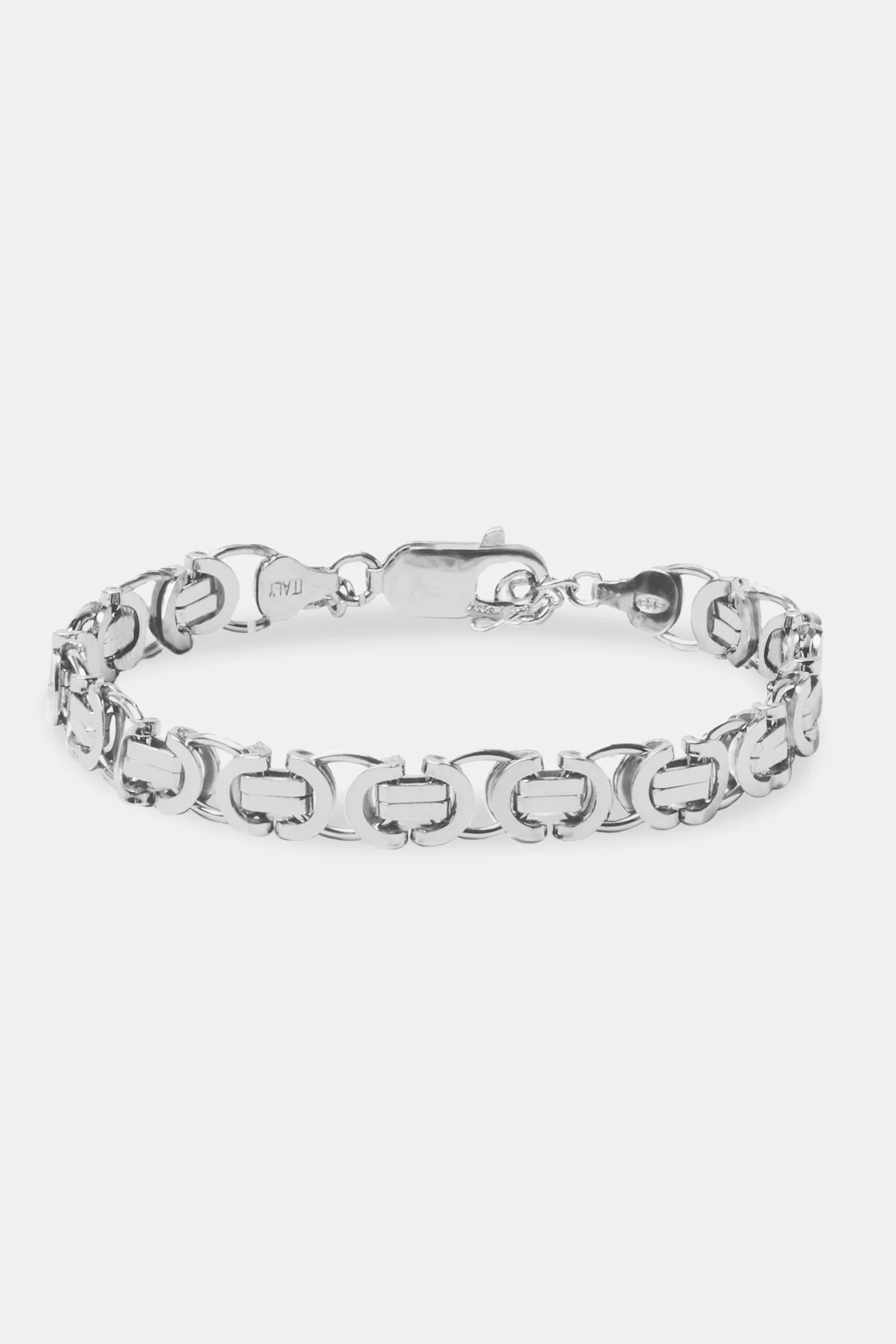 Polished Byzantine Bracelet - 7mm - Image 2