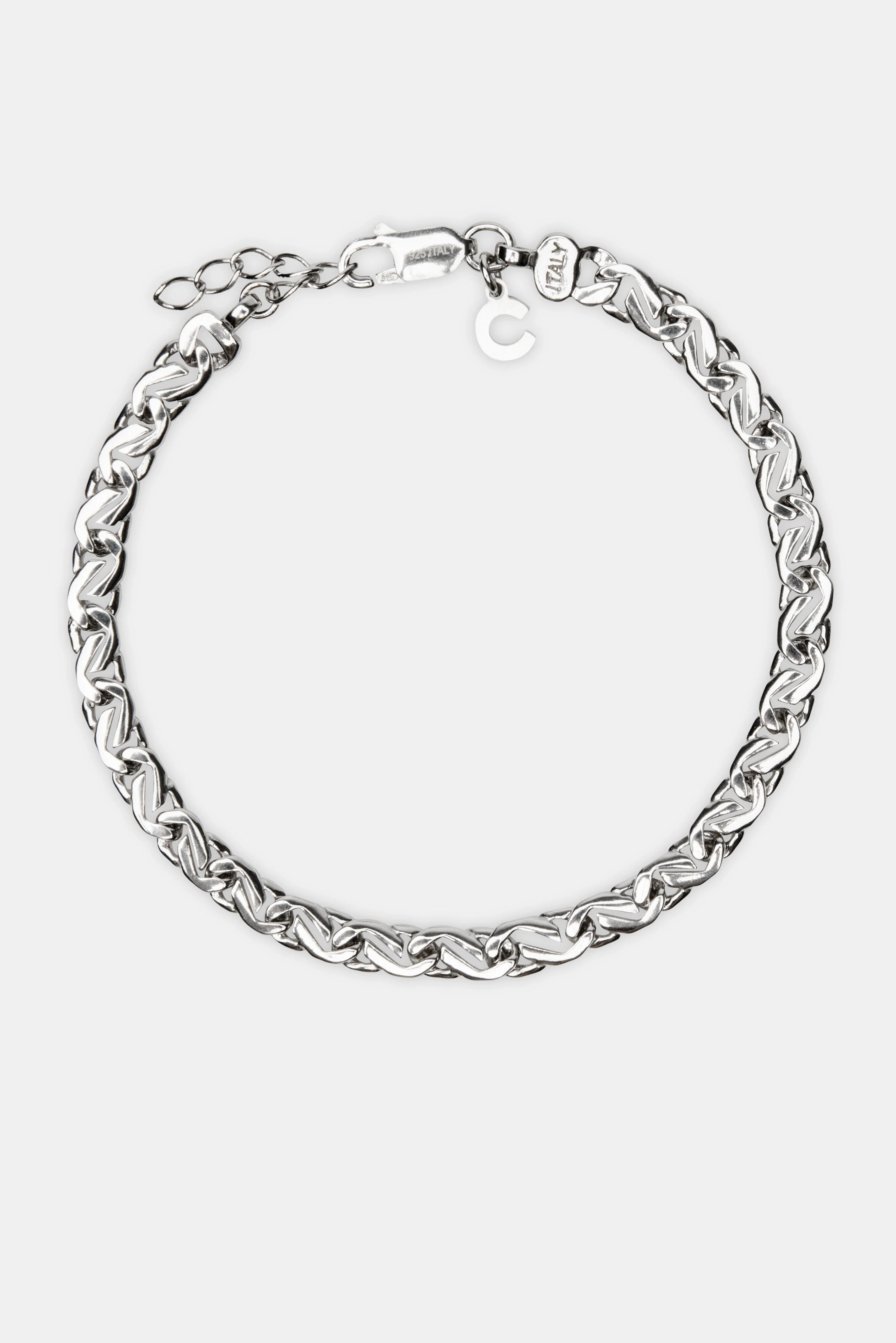 Polished Diamond Cut Bracelet - 5mm - Image 2