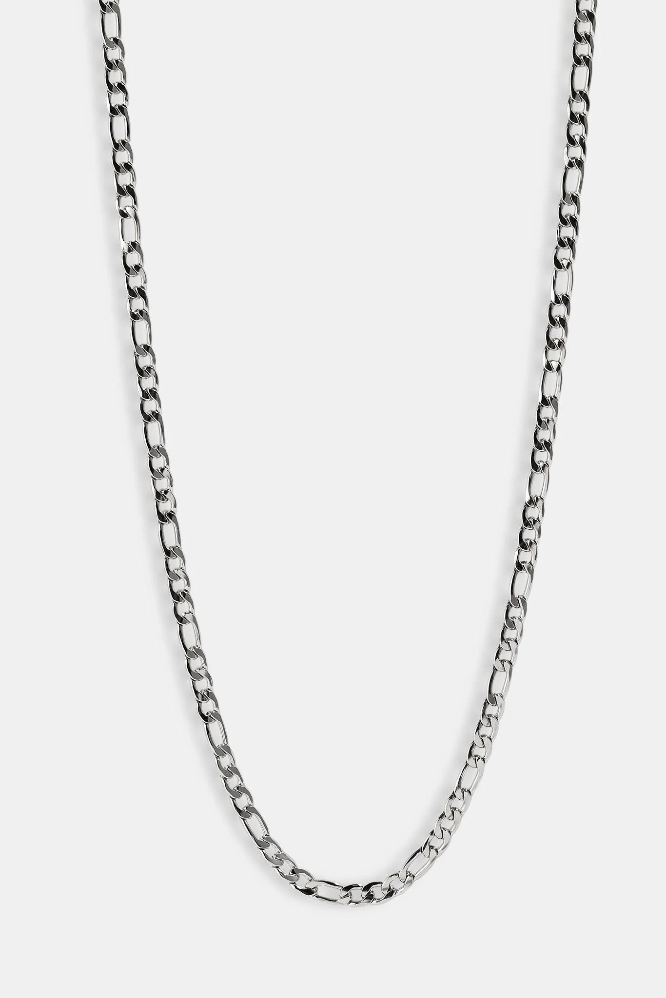 Polished Figaro Chain - 5mm - White - Image 3
