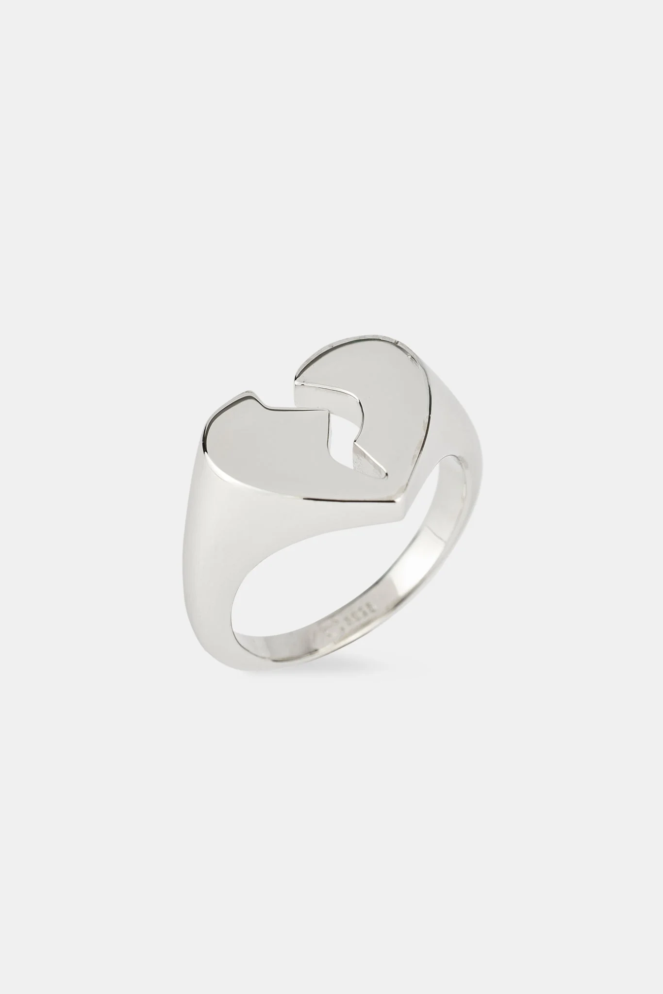 Polished Heartbreak Ring - 15mm - White - Image 3