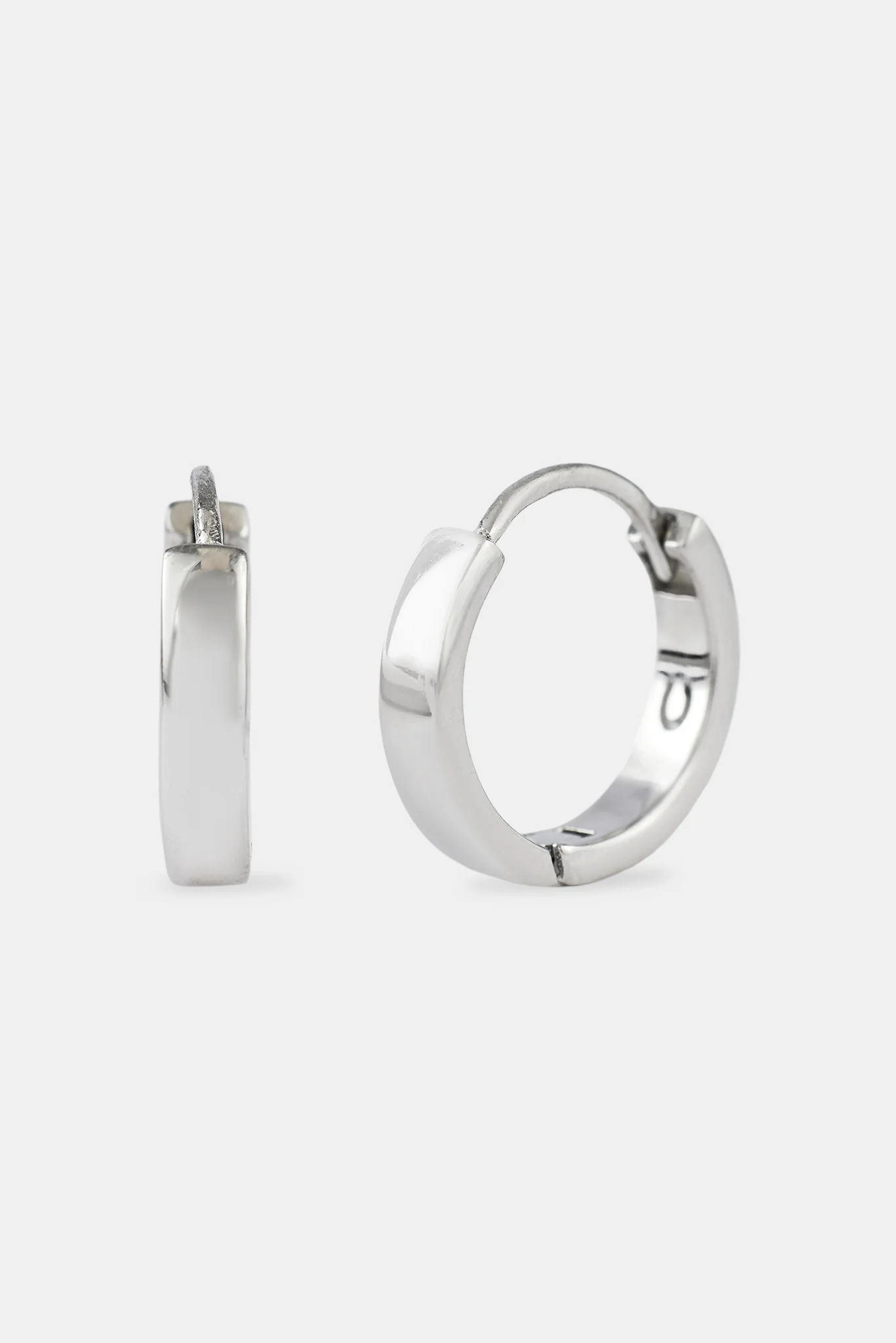 Polished Huggie Earrings