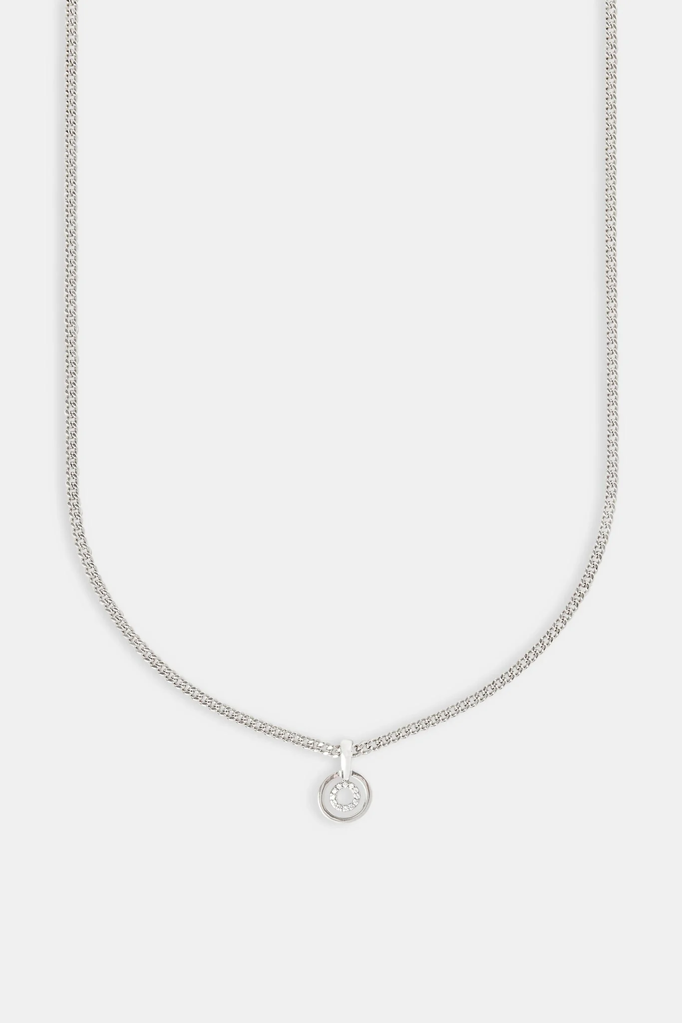 Polished & Ice Ring Necklace - 10mm - Image 2
