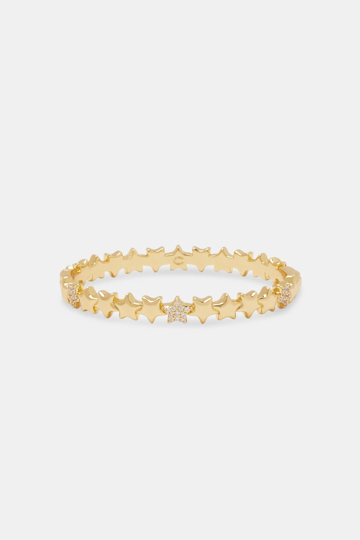Polished Star Bangle - 6mm - Image 2