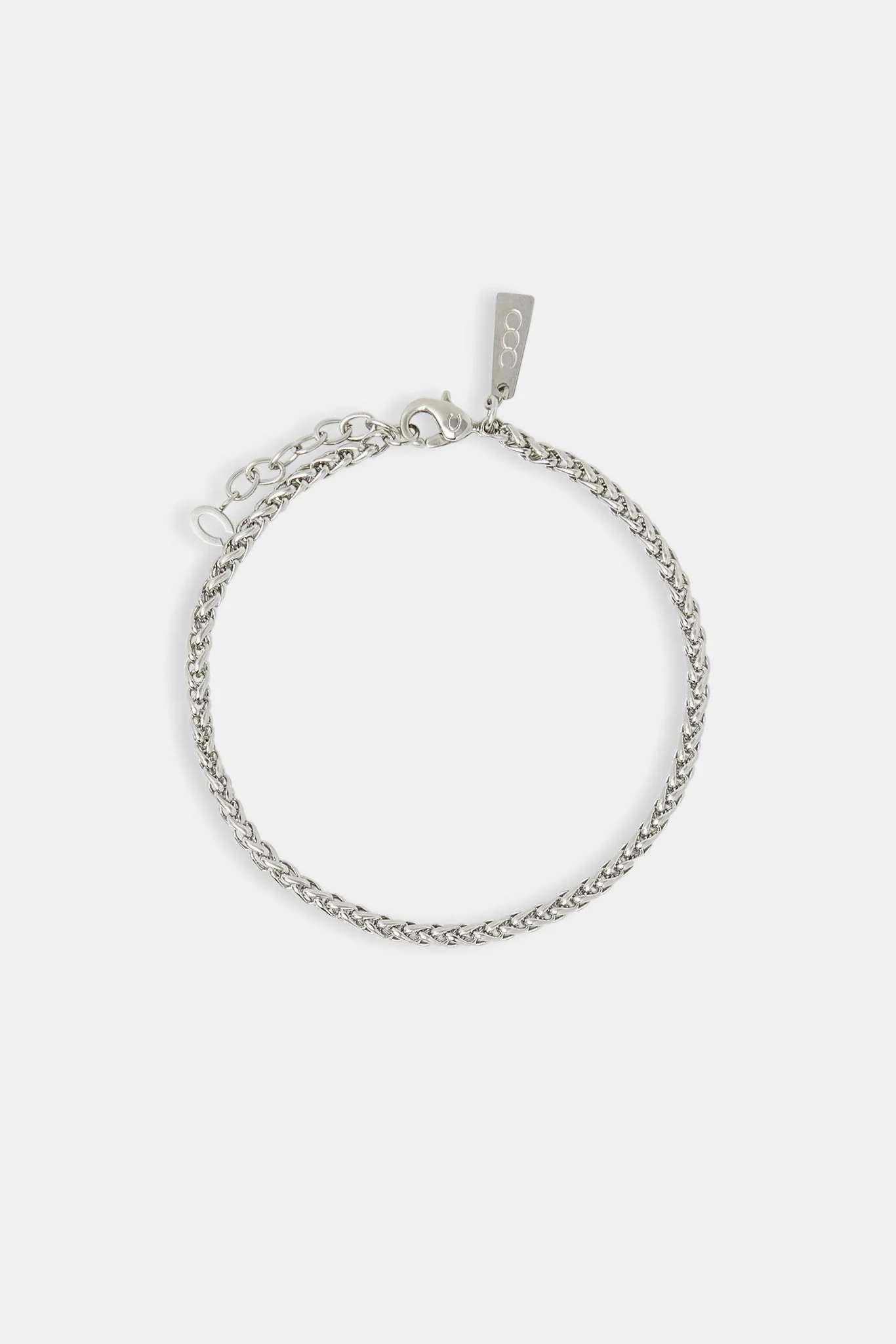 Polished Wheat Link Bracelet - 3mm - Image 2